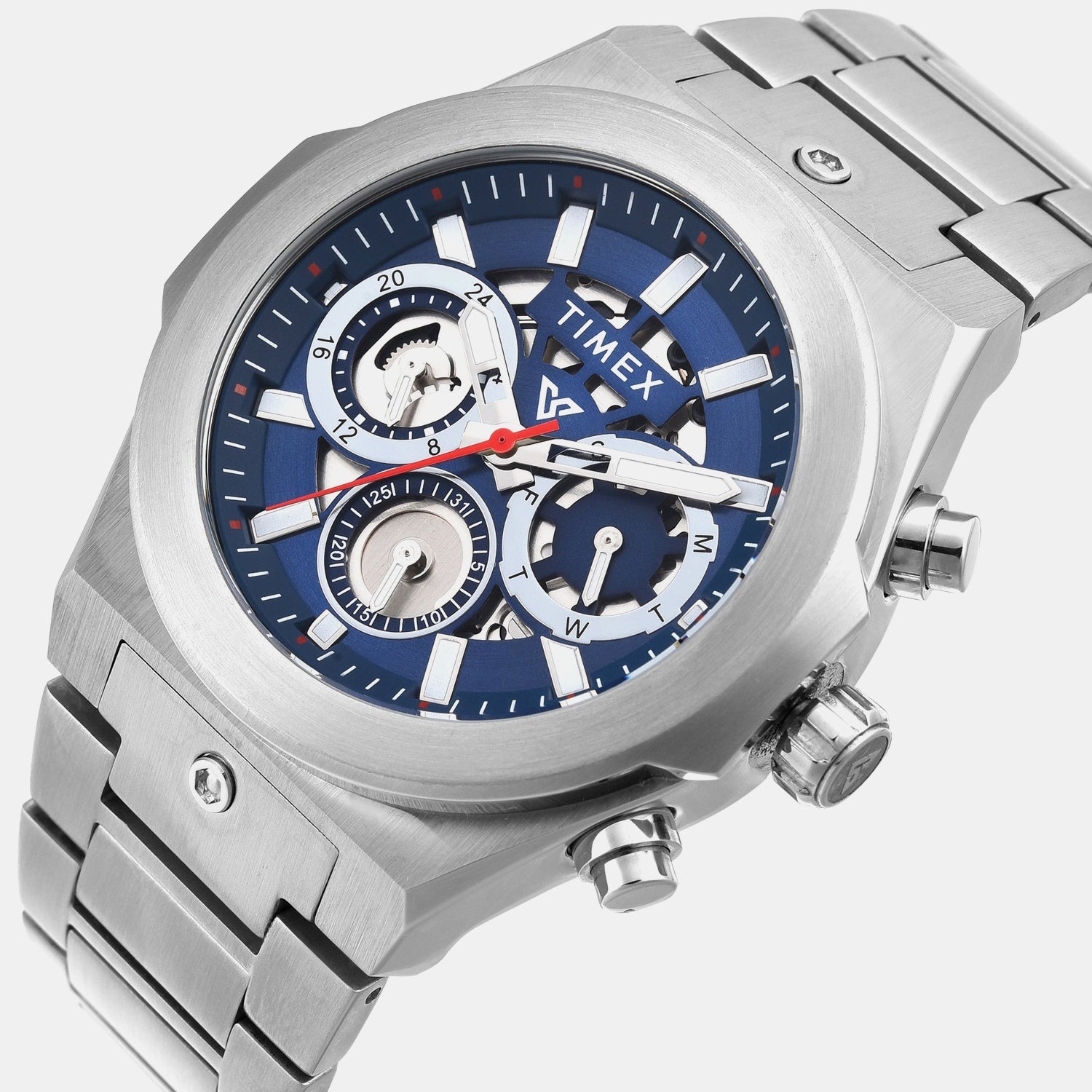 Timex Vector Men Quartz Dial Multi-Function Stainless Steel Watch Tweg26100