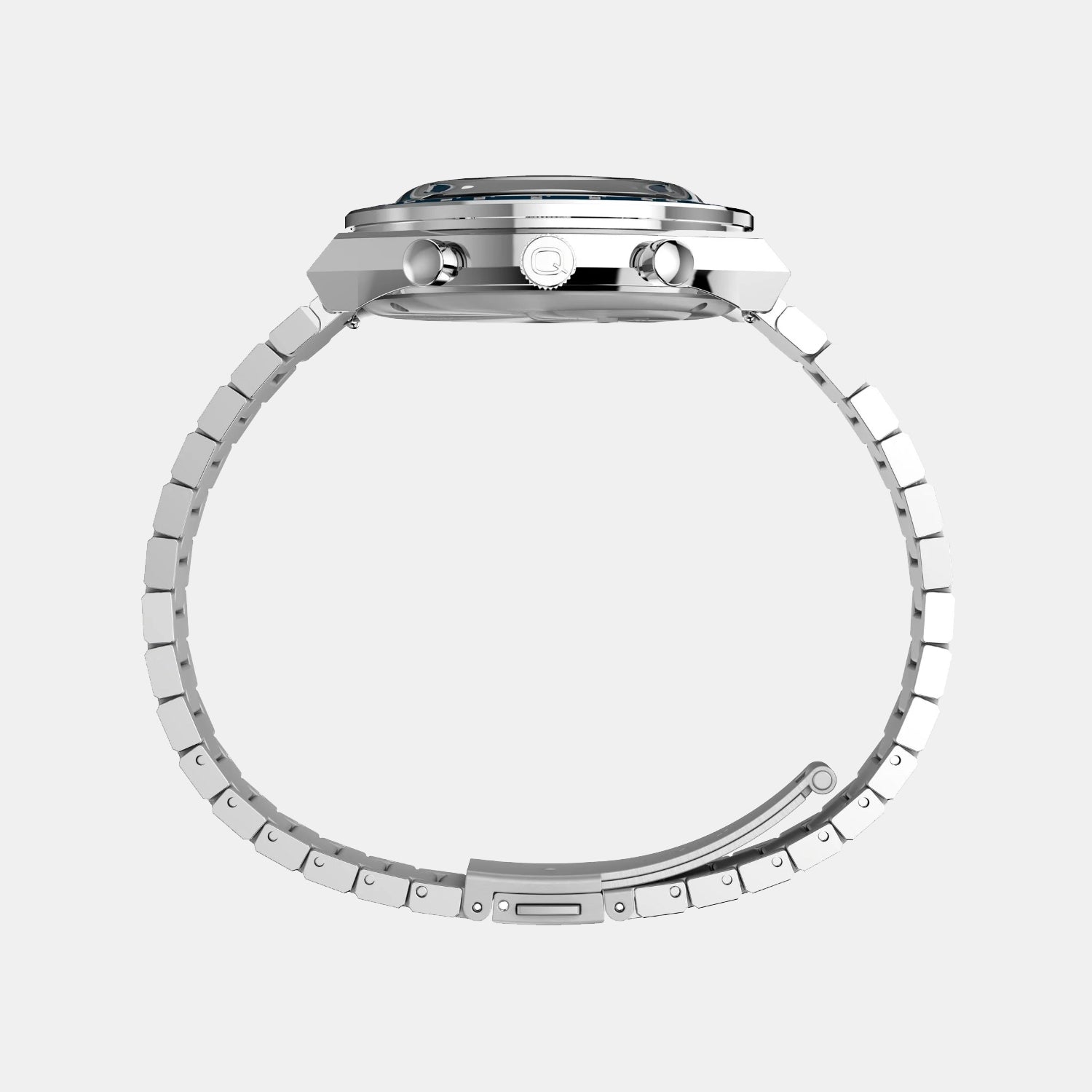 Timex Q Timex Men Quartz Dial Chronograph Stainless Steel Watch Tweg26403