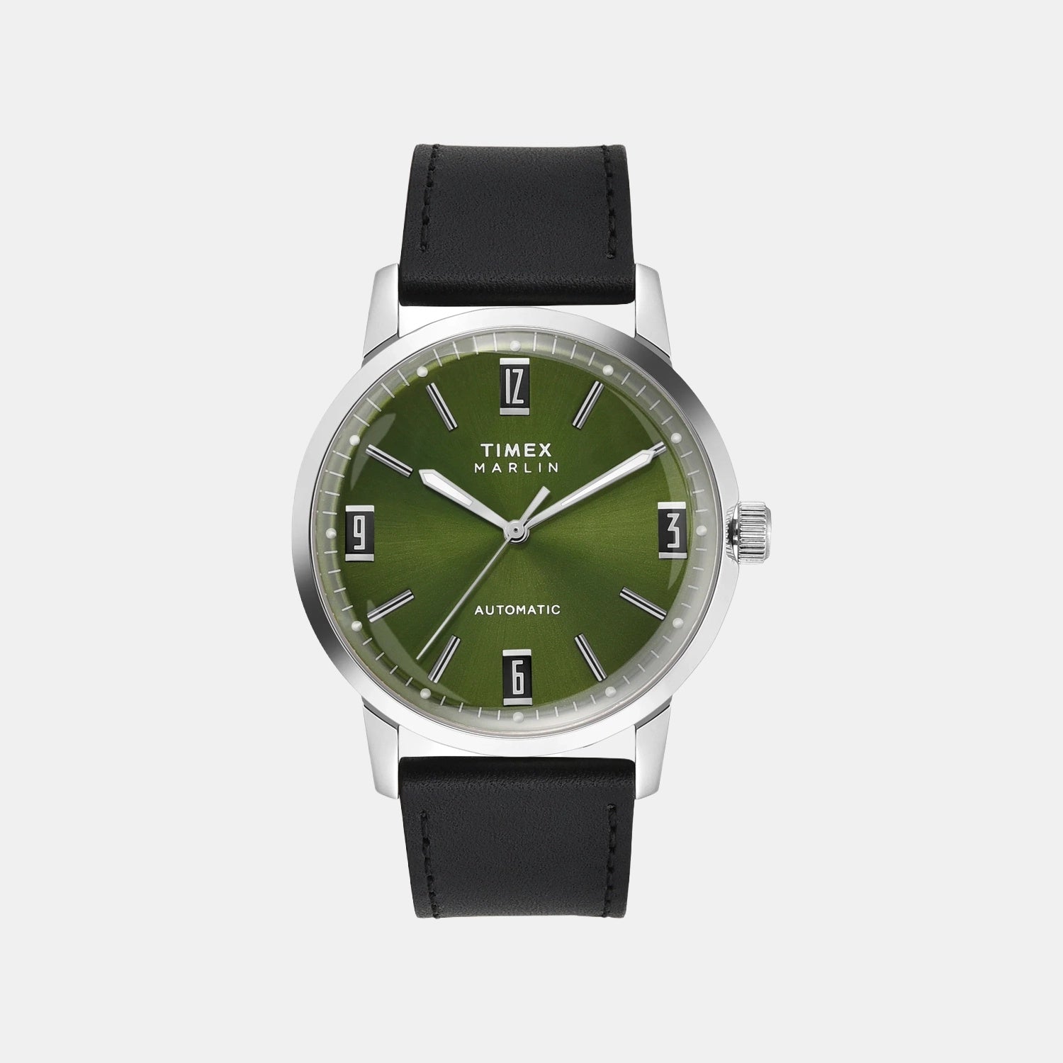 Timex Marlin Men Automatic Dial Analog Leather Watch Tweg26700