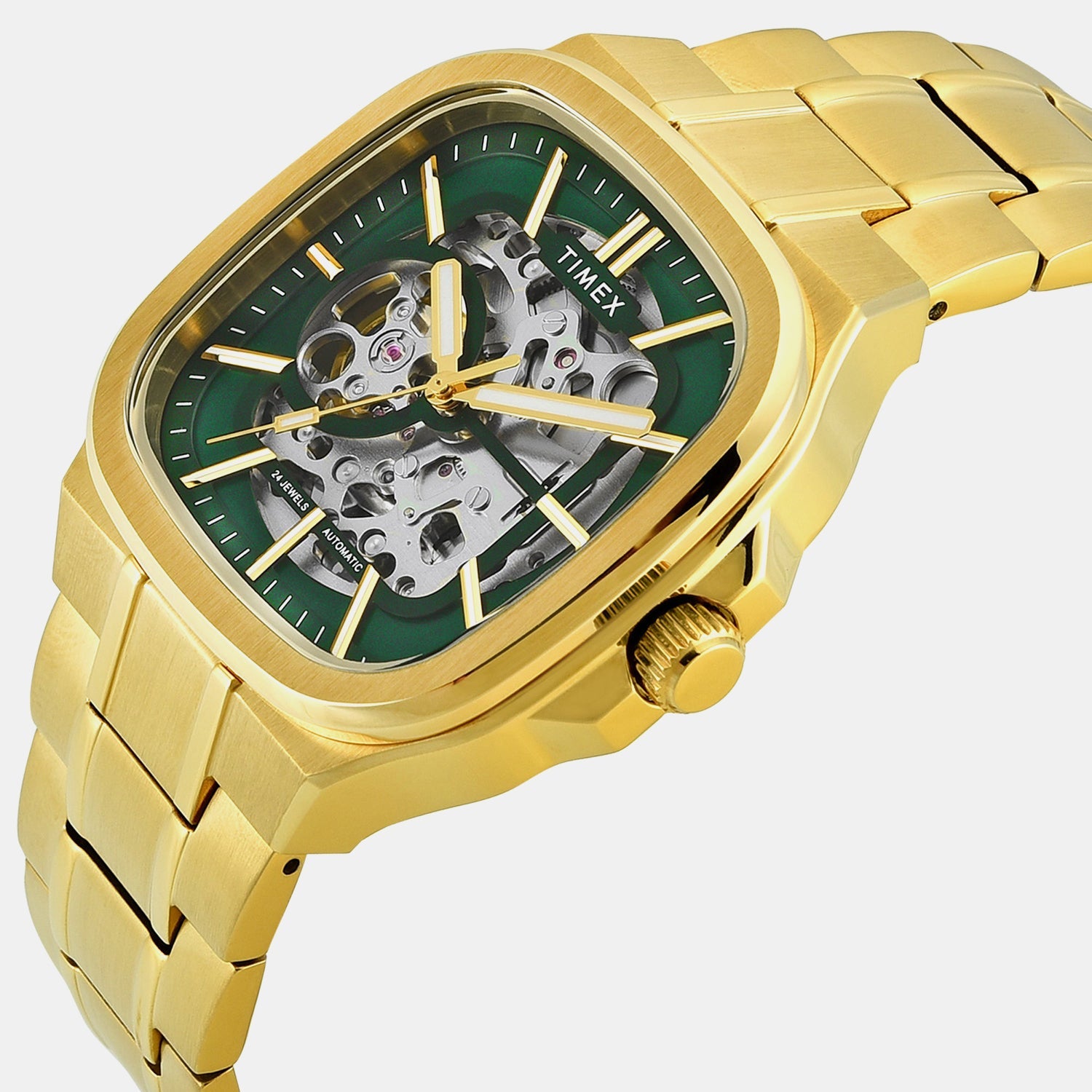 Timex Signio Men Automatic Dial Analog Stainless Steel Watch Tweg31901