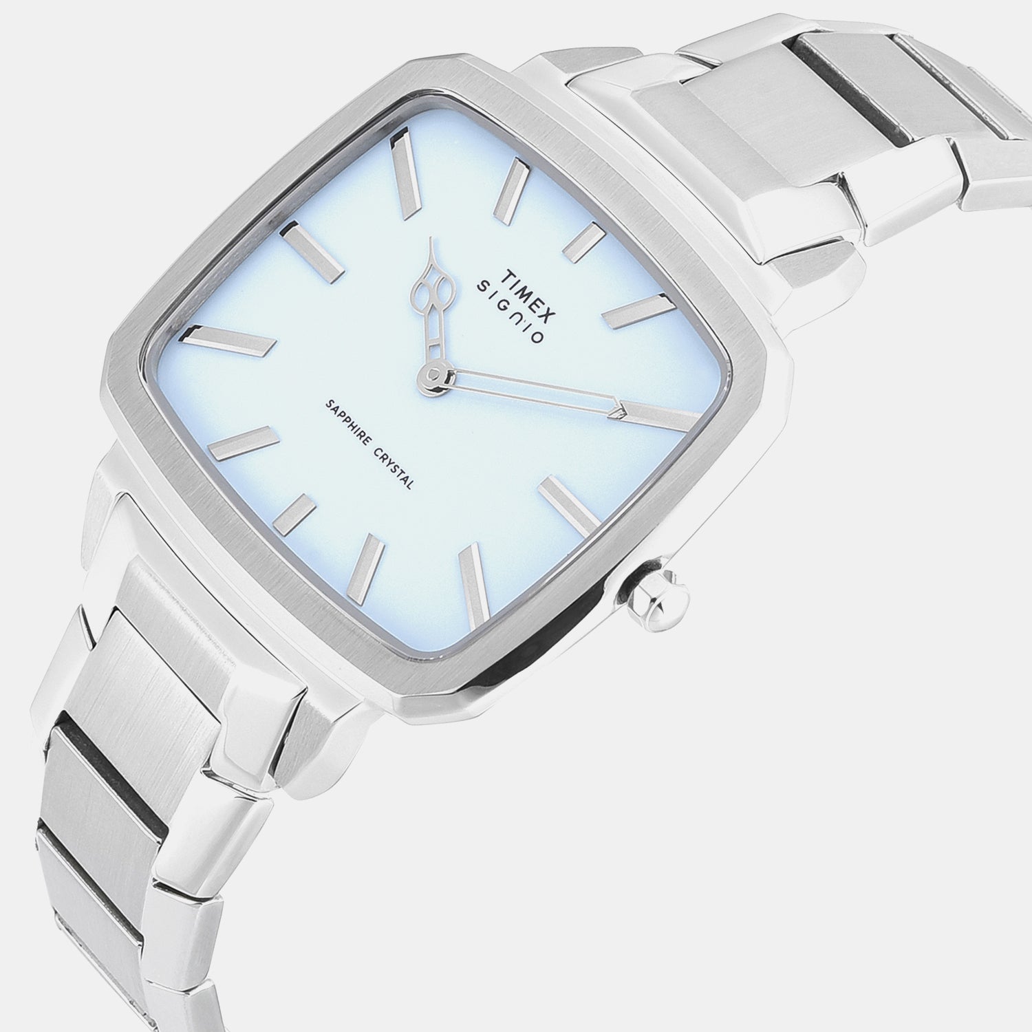 Timex Signio Men Quartz Blue Dial Analog Stainless Steel Watch Tweg34101