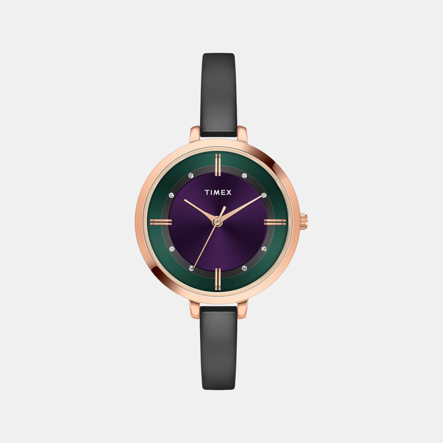 Timex Women Quartz Multicolour Dial Analog Brass Watch Twel12826-Ex