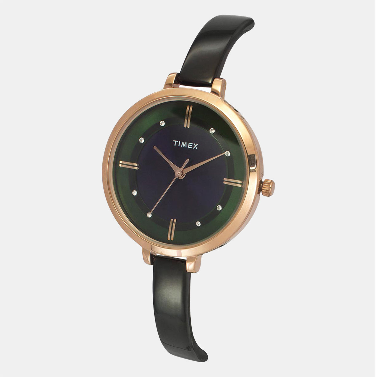 Timex Women Quartz Multicolour Dial Analog Brass Watch Twel12826-Ex