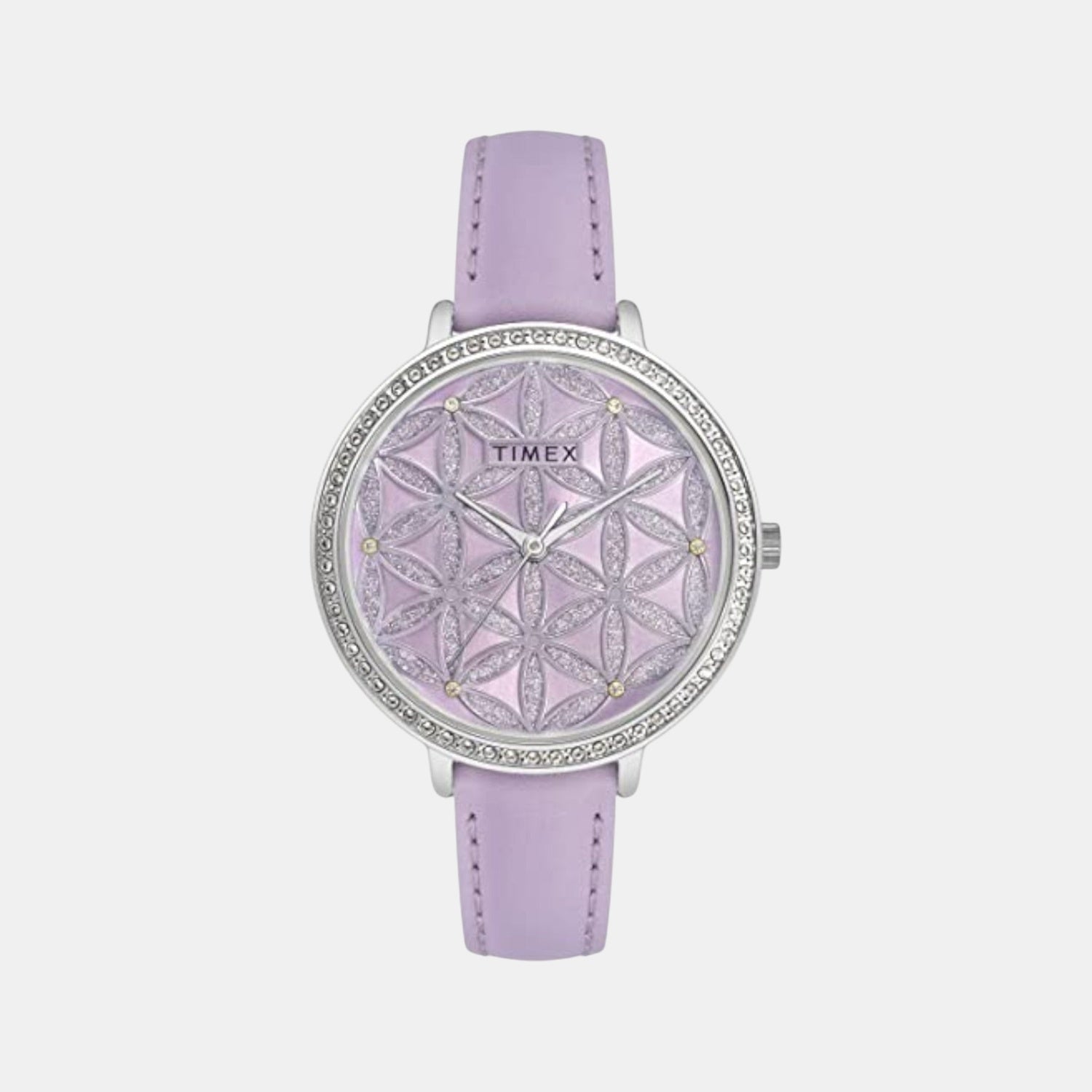 Timex Fashion Women Quartz Dial Analog Leather Watch Twel14706