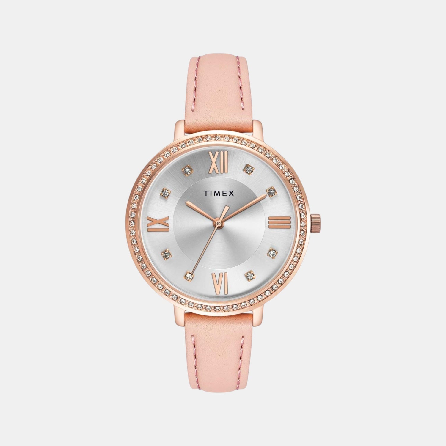 Timex Trendline Women Quartz Dial Analog Leather Watch Twel14714