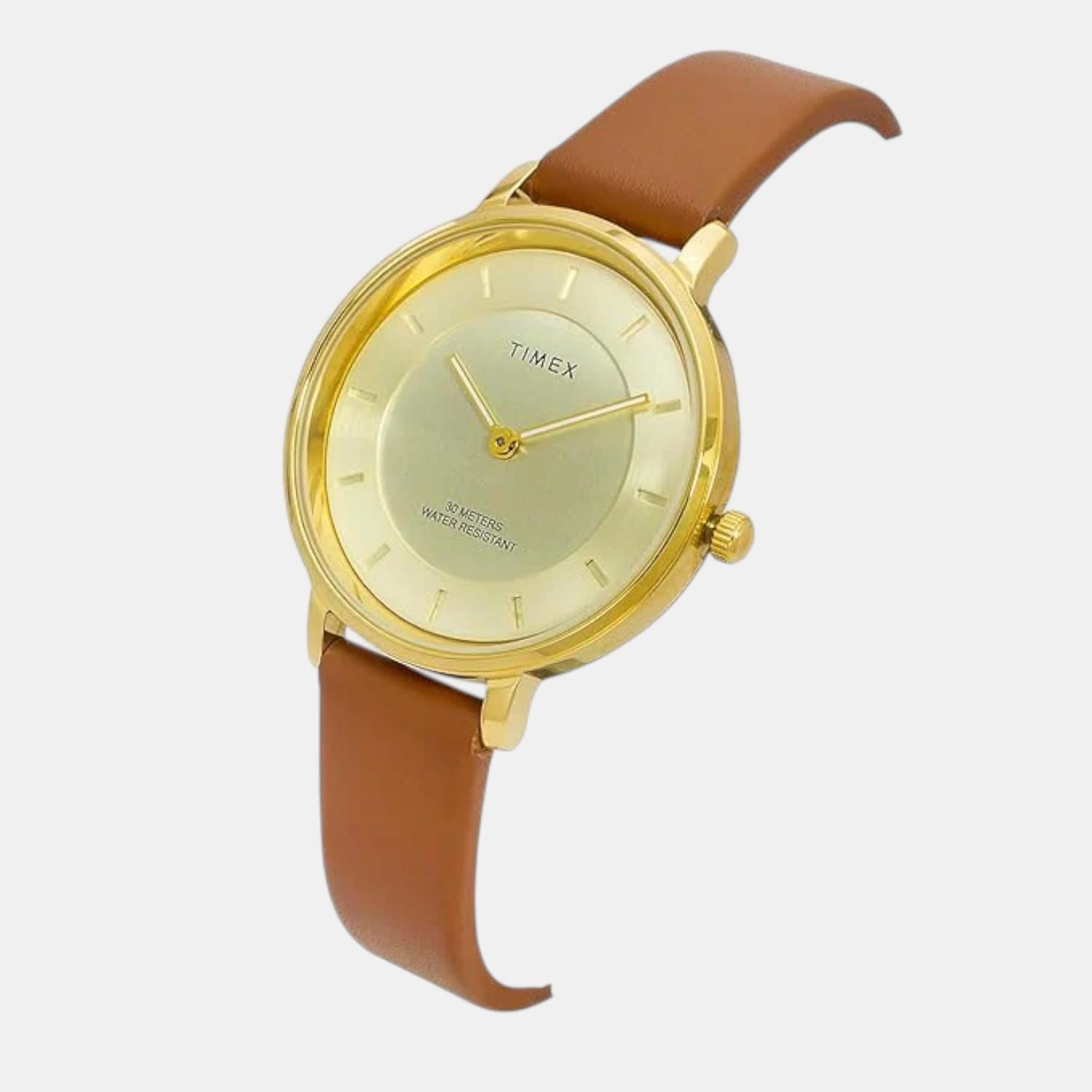 Timex Trendline Women Quartz Dial Analog Leather Watch Twel15822