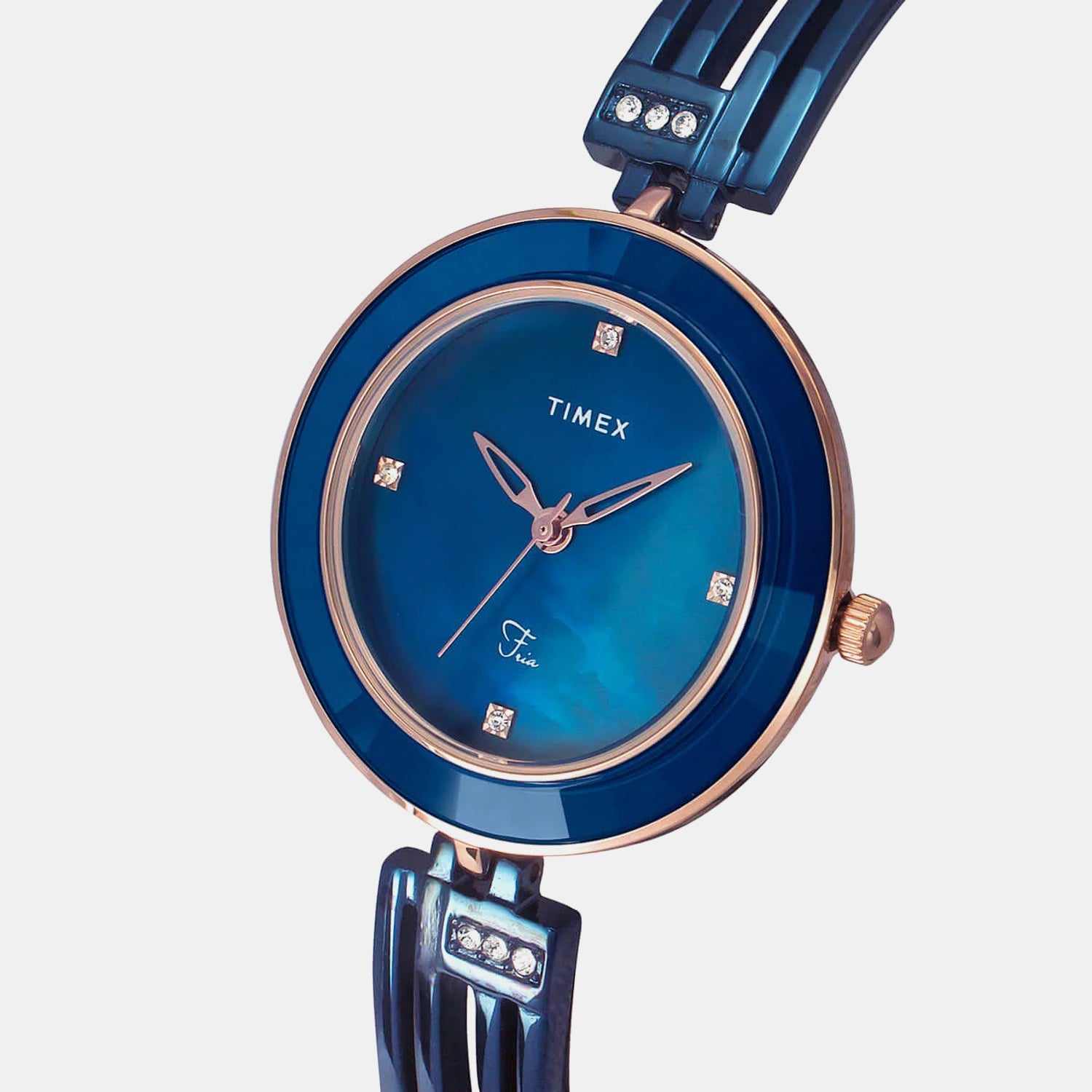 Timex Fria Women Quartz Dial Analog Brass Watch Twel16203
