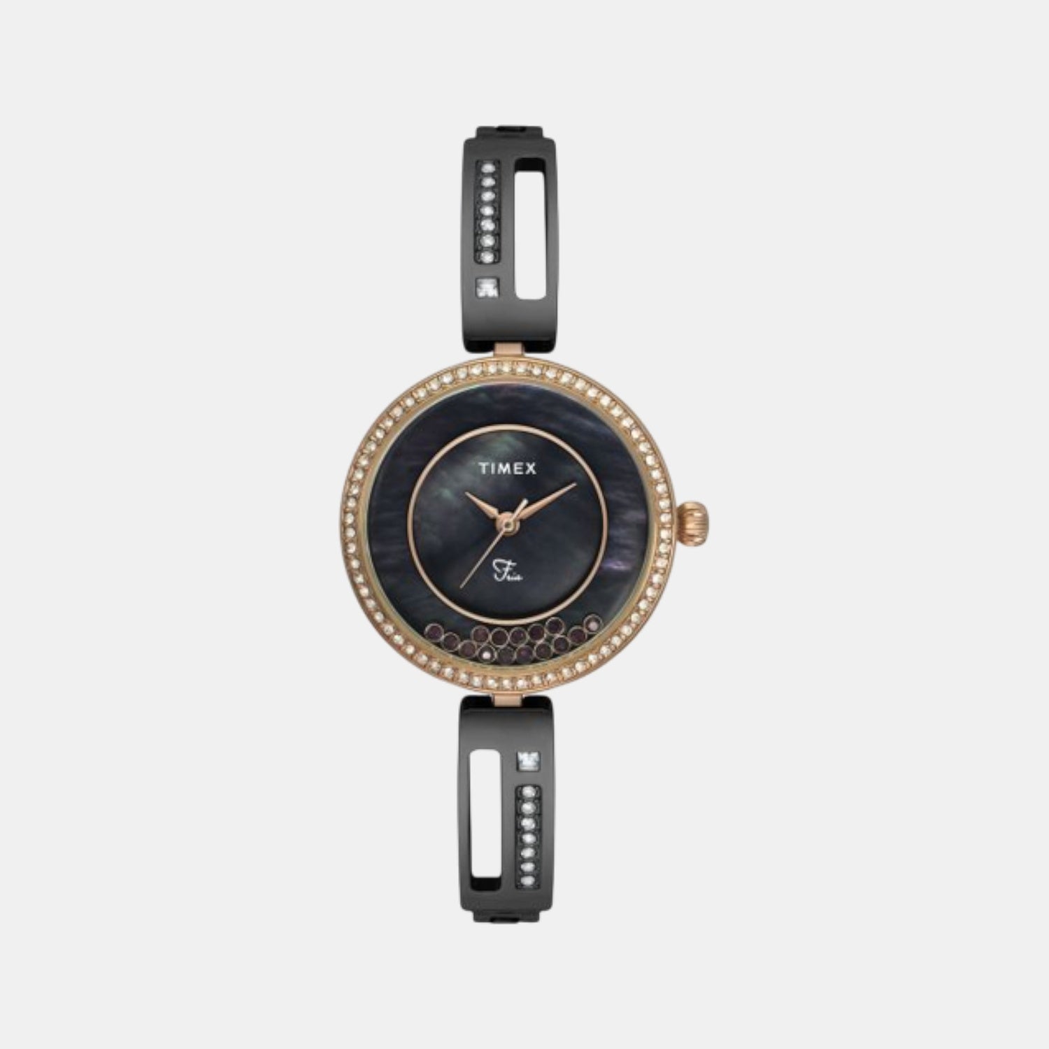 Timex Fria Women Quartz Dial Analog Brass Watch Twel16500