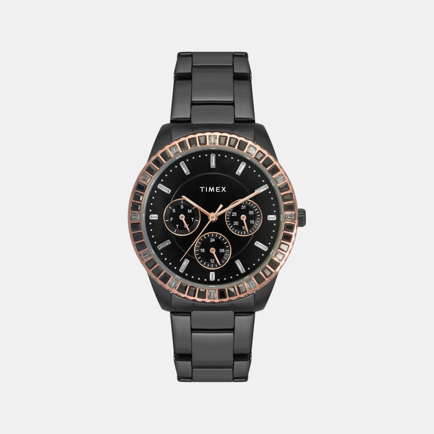 Timex E Class Women Quartz Dial Chronograph Stainless Steel Watch Twel16803