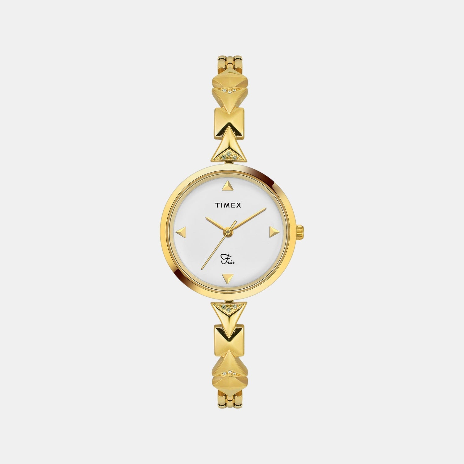 Timex Fria Women Quartz Dial Analog Brass Watch Twel18301