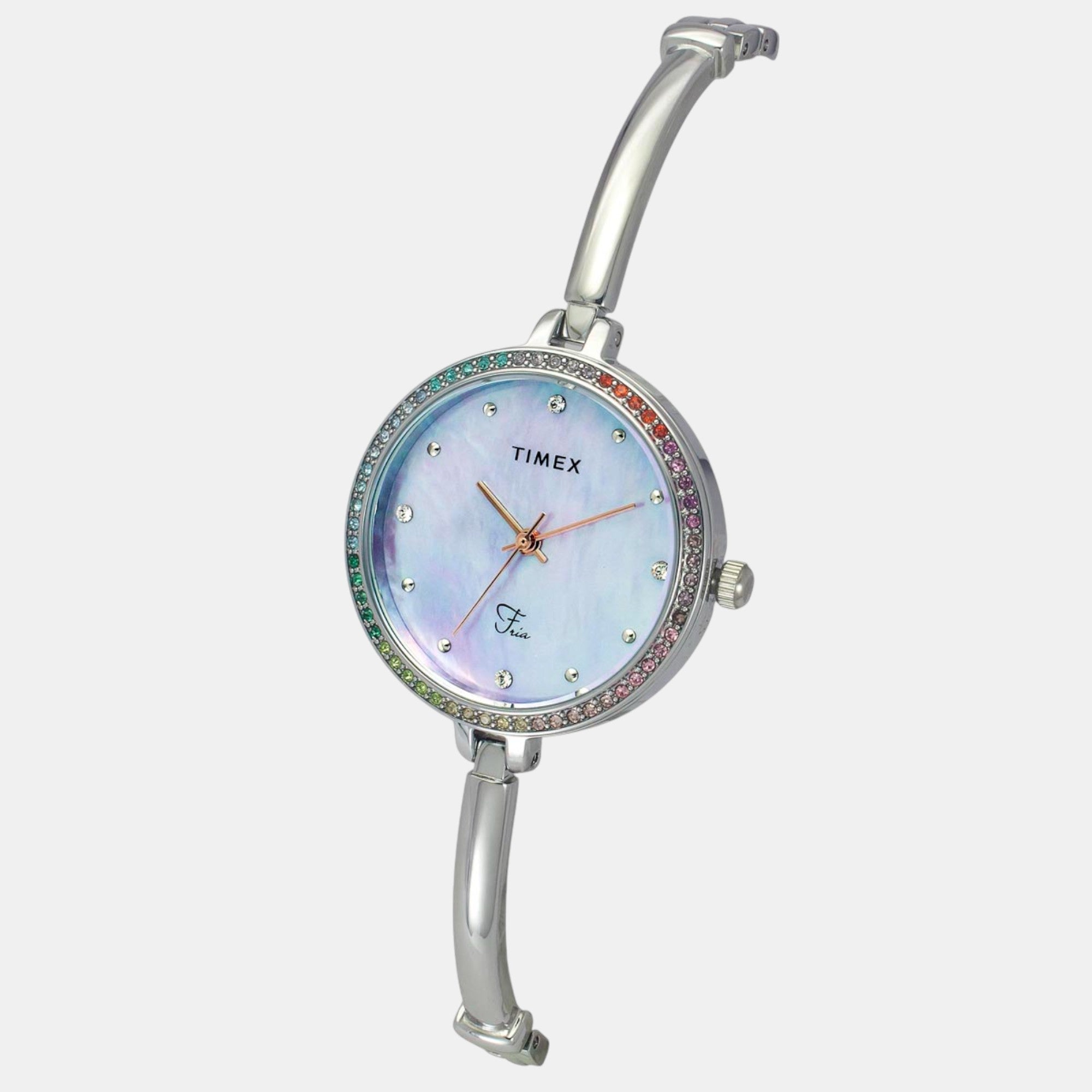 Timex Fria Women Quartz Dial Analog Brass Watch Twel18404