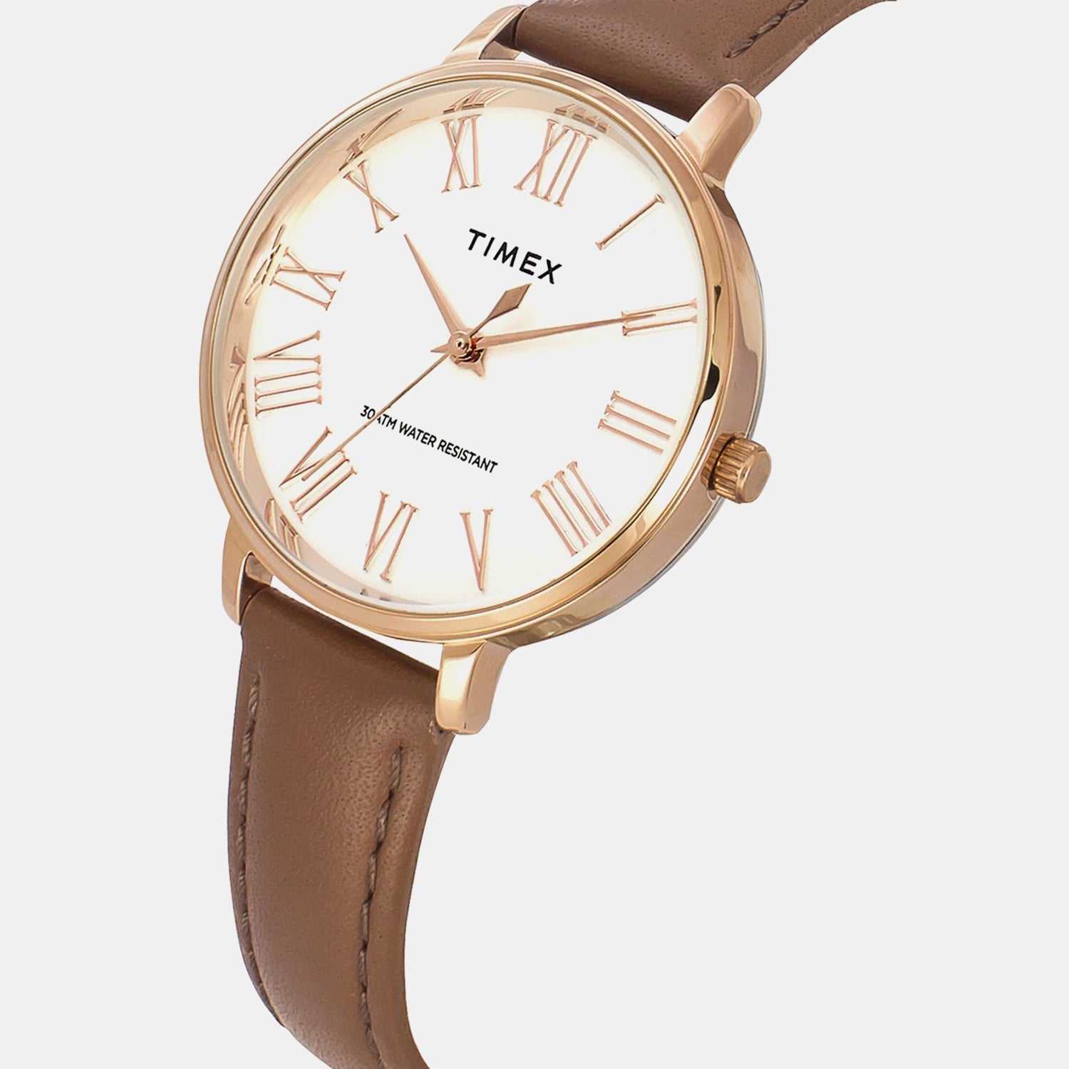 Timex Trendline Women Quartz Dial Analog Leather Watch Twel19105
