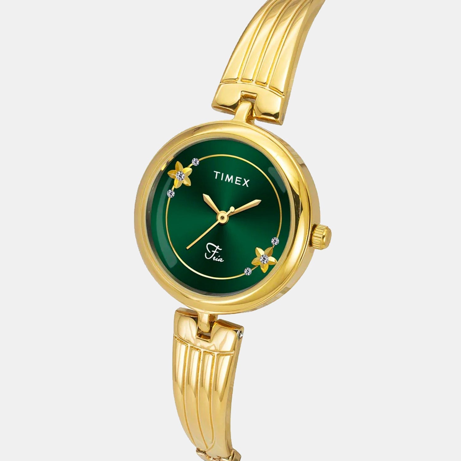 Timex Fria Women Quartz Dial Analog Brass Watch Twel19801