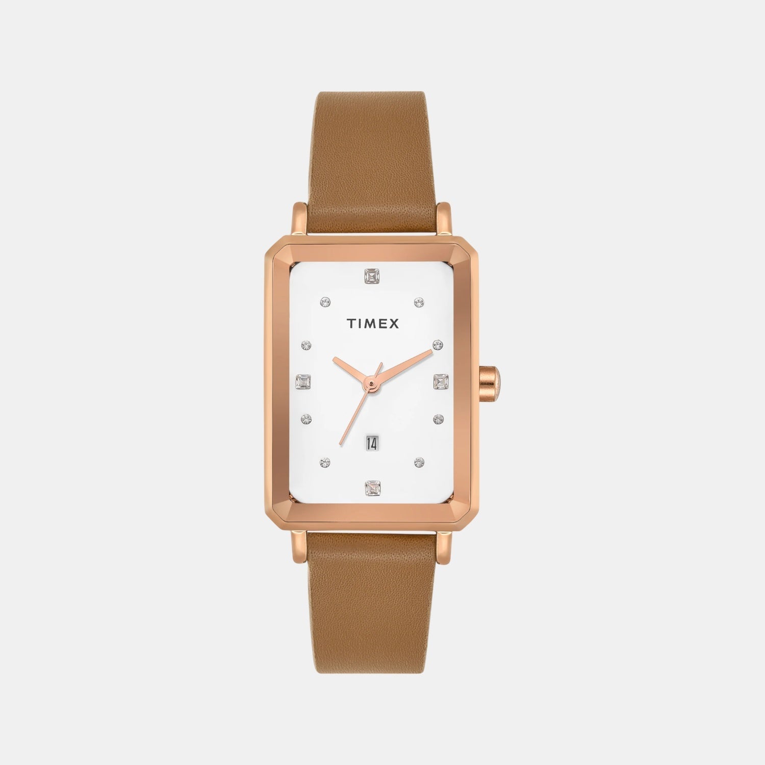 Timex Trendline Women Quartz Dial Analog Leather Watch Twel20800