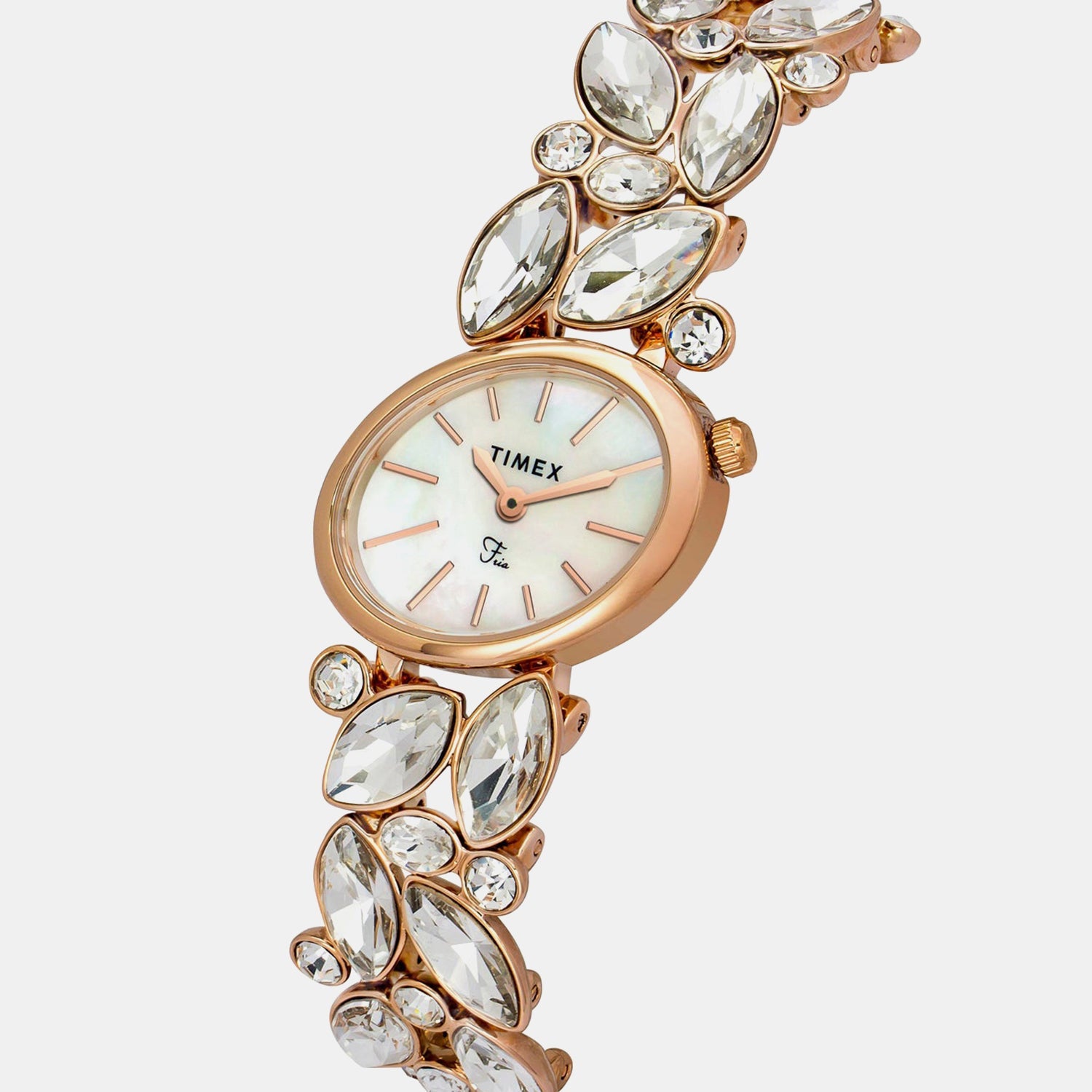 Timex Fria Women Quartz Dial Analog Brass Watch Twel20902