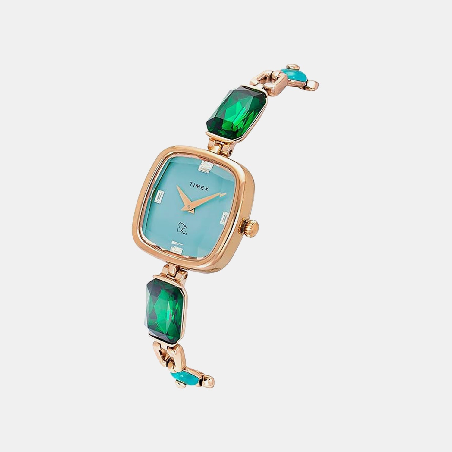 Timex Fria Women Quartz Dial Analog Brass Watch Twel21201
