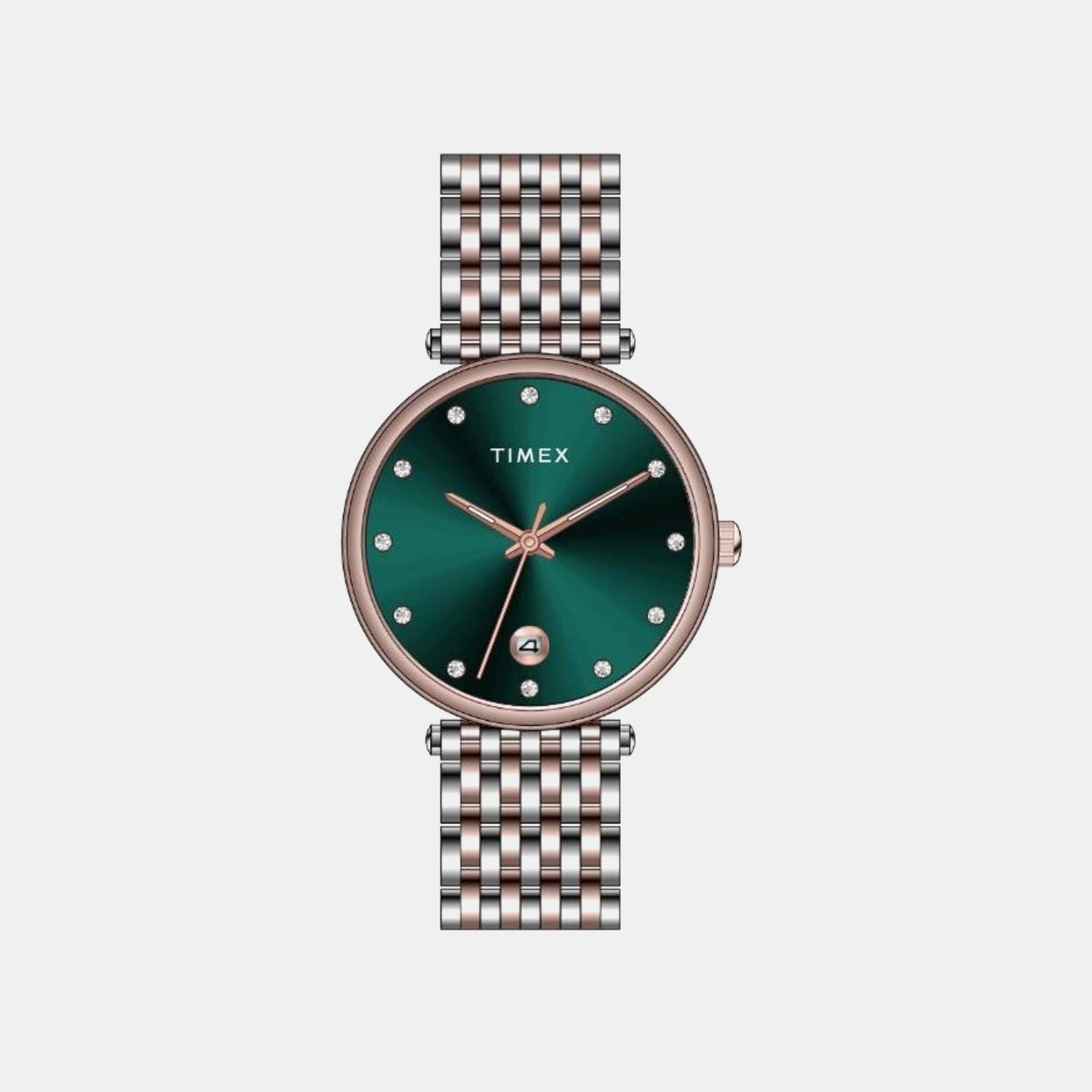 Timex Trendline Women Quartz Dial Analog Brass Watch Twel21603