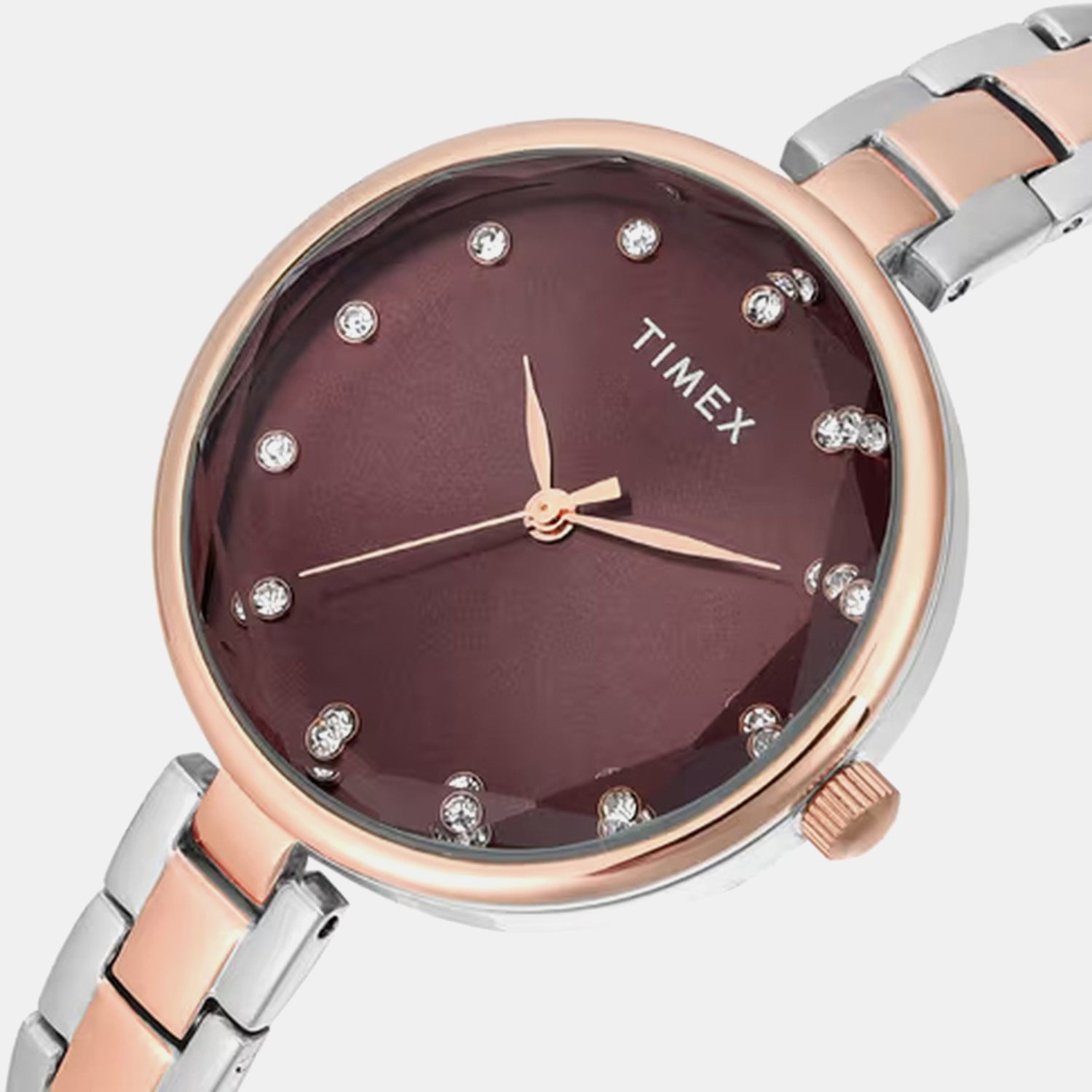 Timex Trendline Women Quartz Dial Analog Brass Watch Twel21702