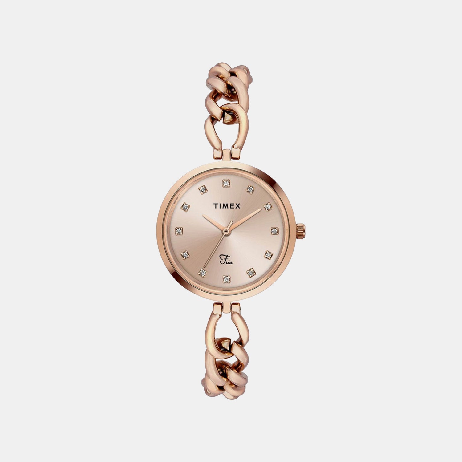 Timex Fria Women Quartz Dial Analog Brass Watch Twel23803