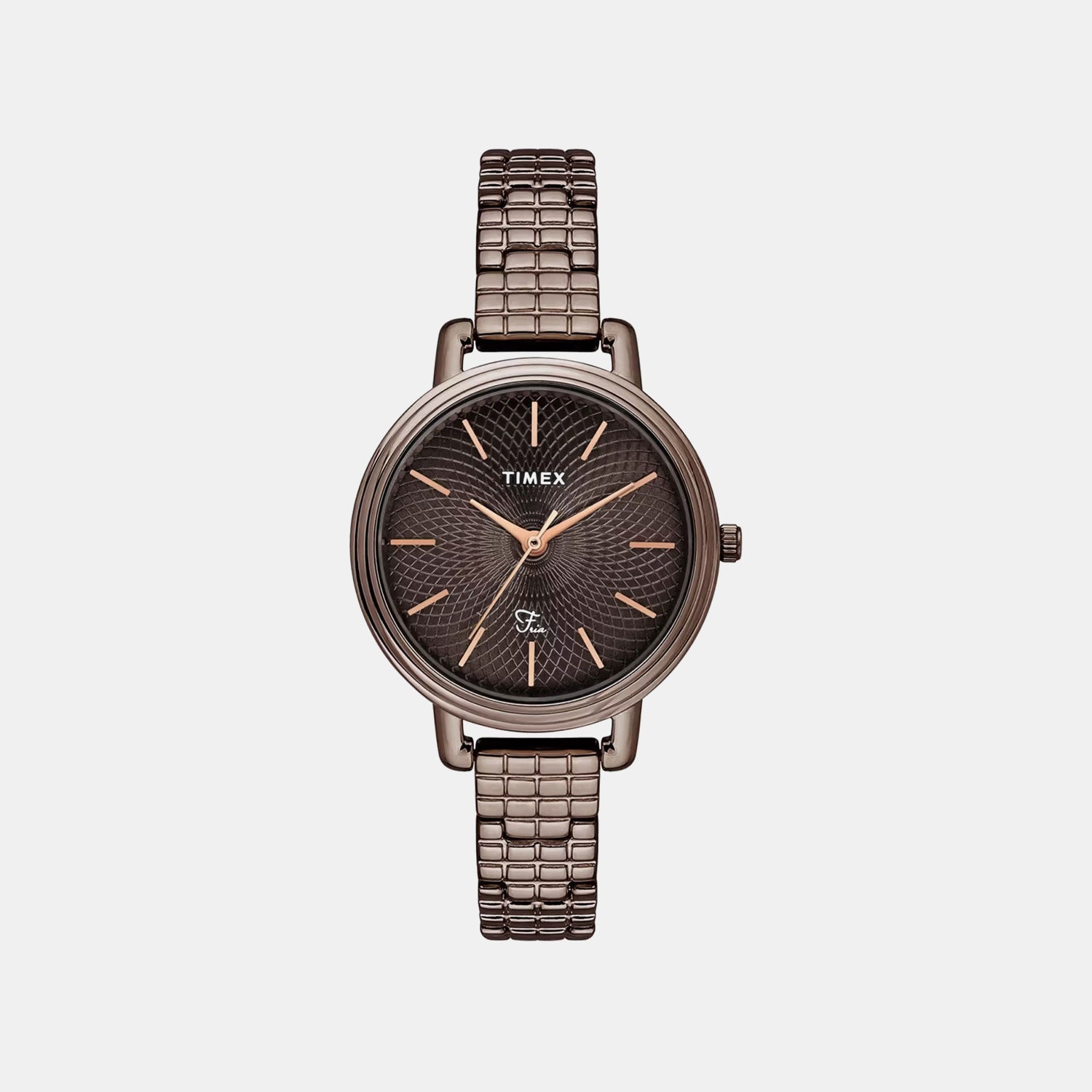 Timex Fria Women Quartz Dial Analog Brass Watch Twel23903