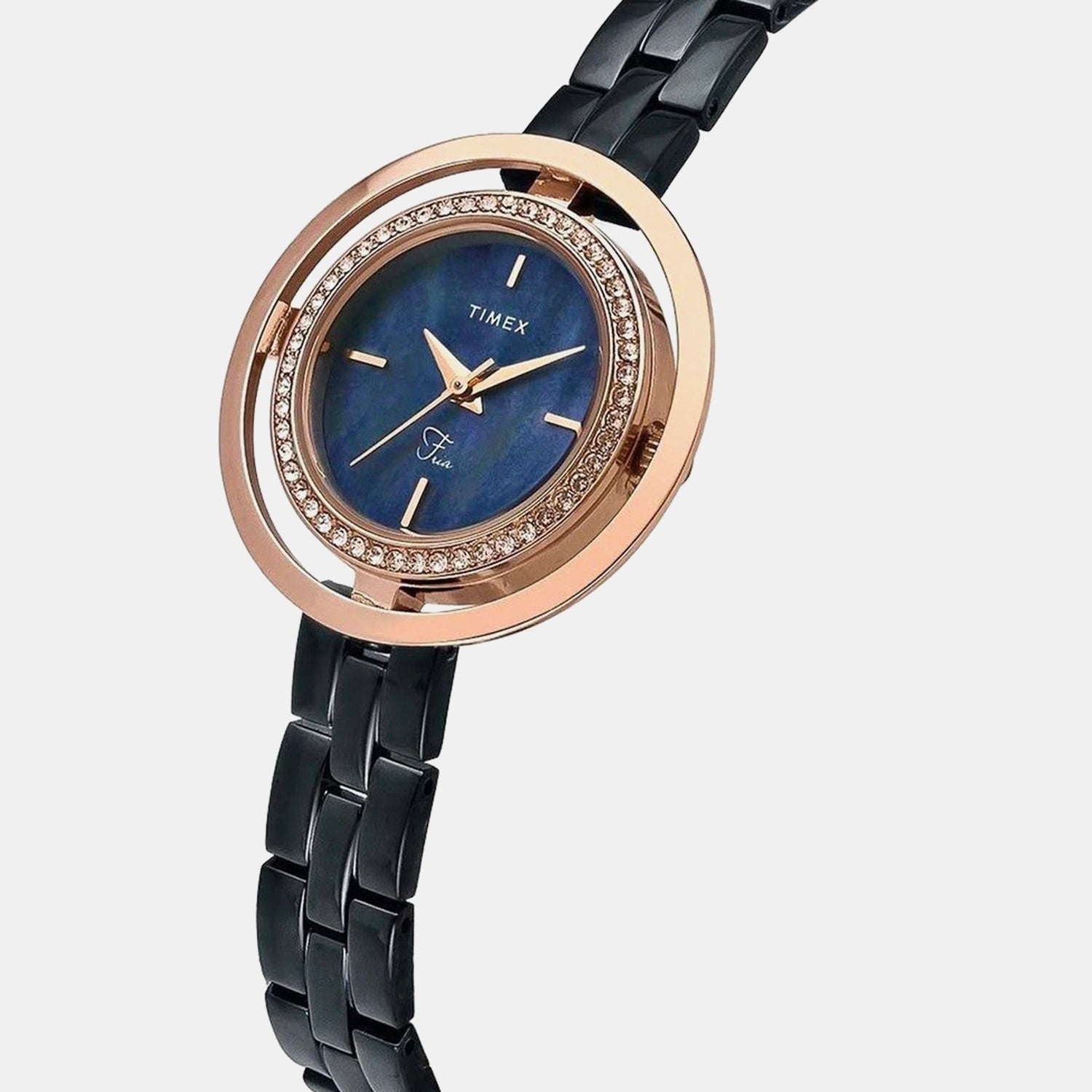 Timex Fria Women Quartz Dial Analog Brass Watch Twel24303