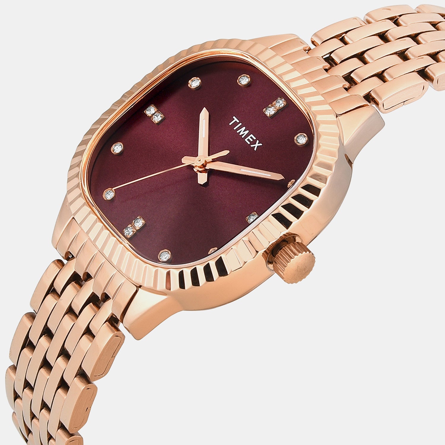 Timex Trendline Women Quartz Dial Analog Stainless Steel Watch Twel27300