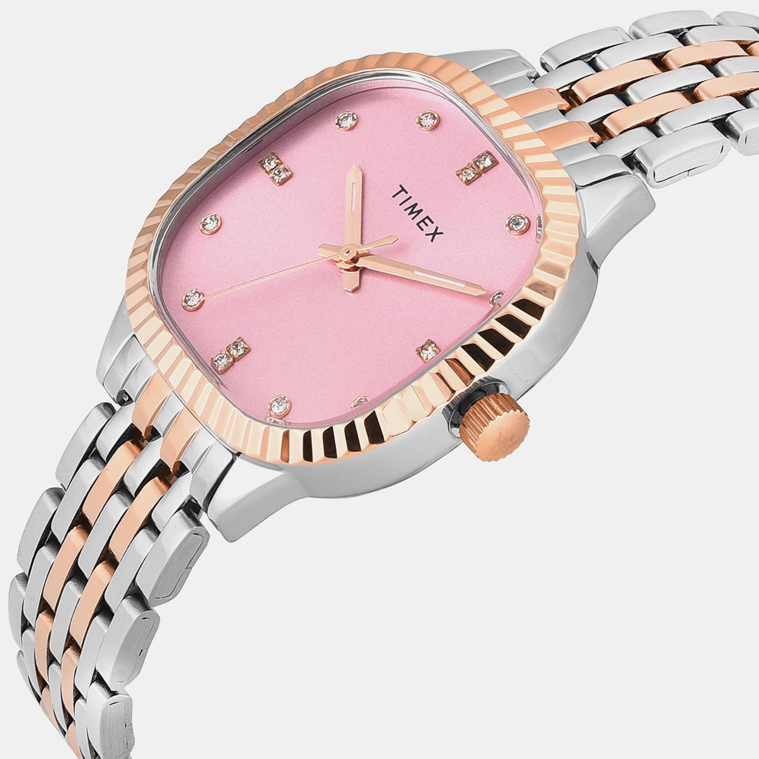 Timex Trendline Women Quartz Dial Analog Stainless Steel Watch Twel27302