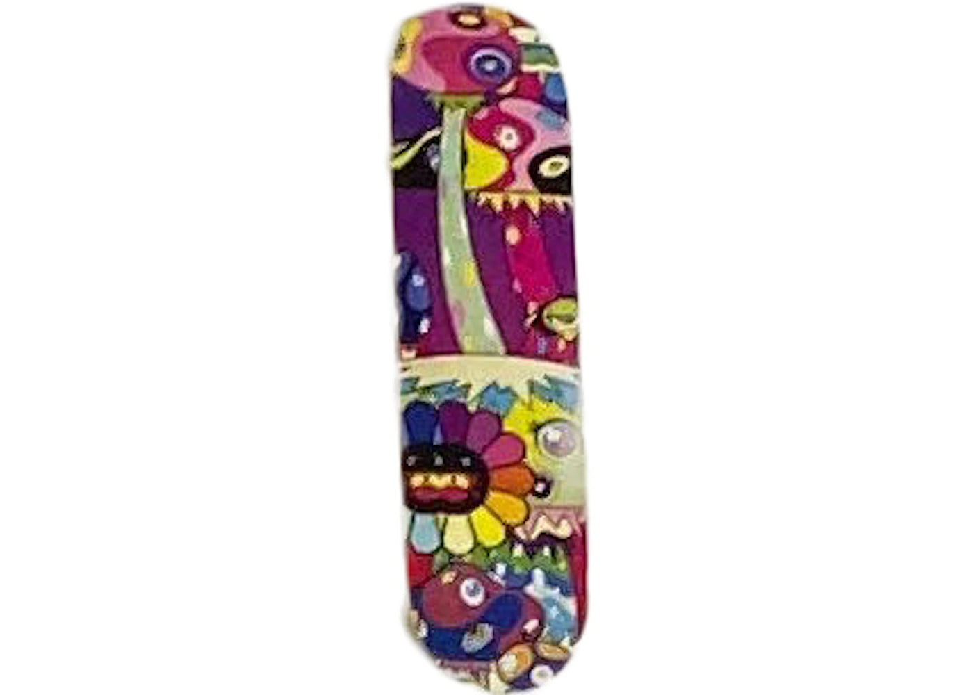 Takashi Murakami X Complexcon Mutated Skateboard Deck Multicolor