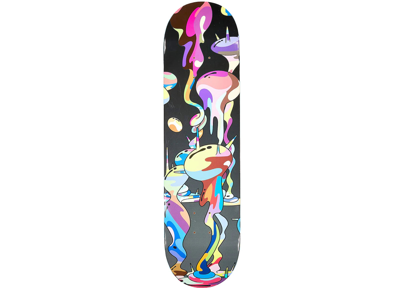 Takashi Murakami X Complexcon Polluted Skateboard Deck Multicolor