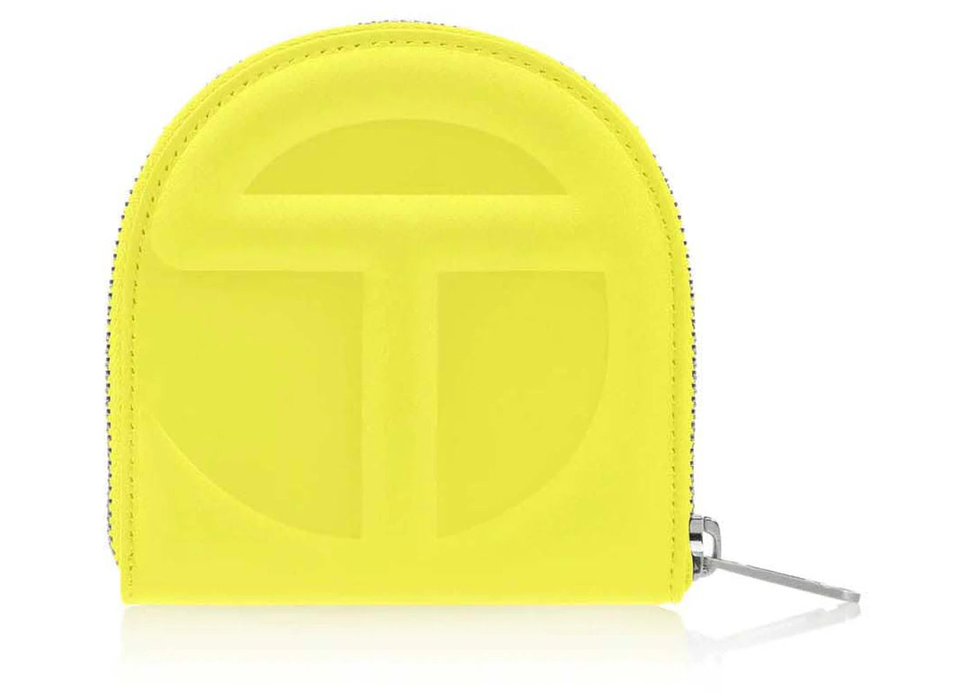 telfar wallet highlighter yellow