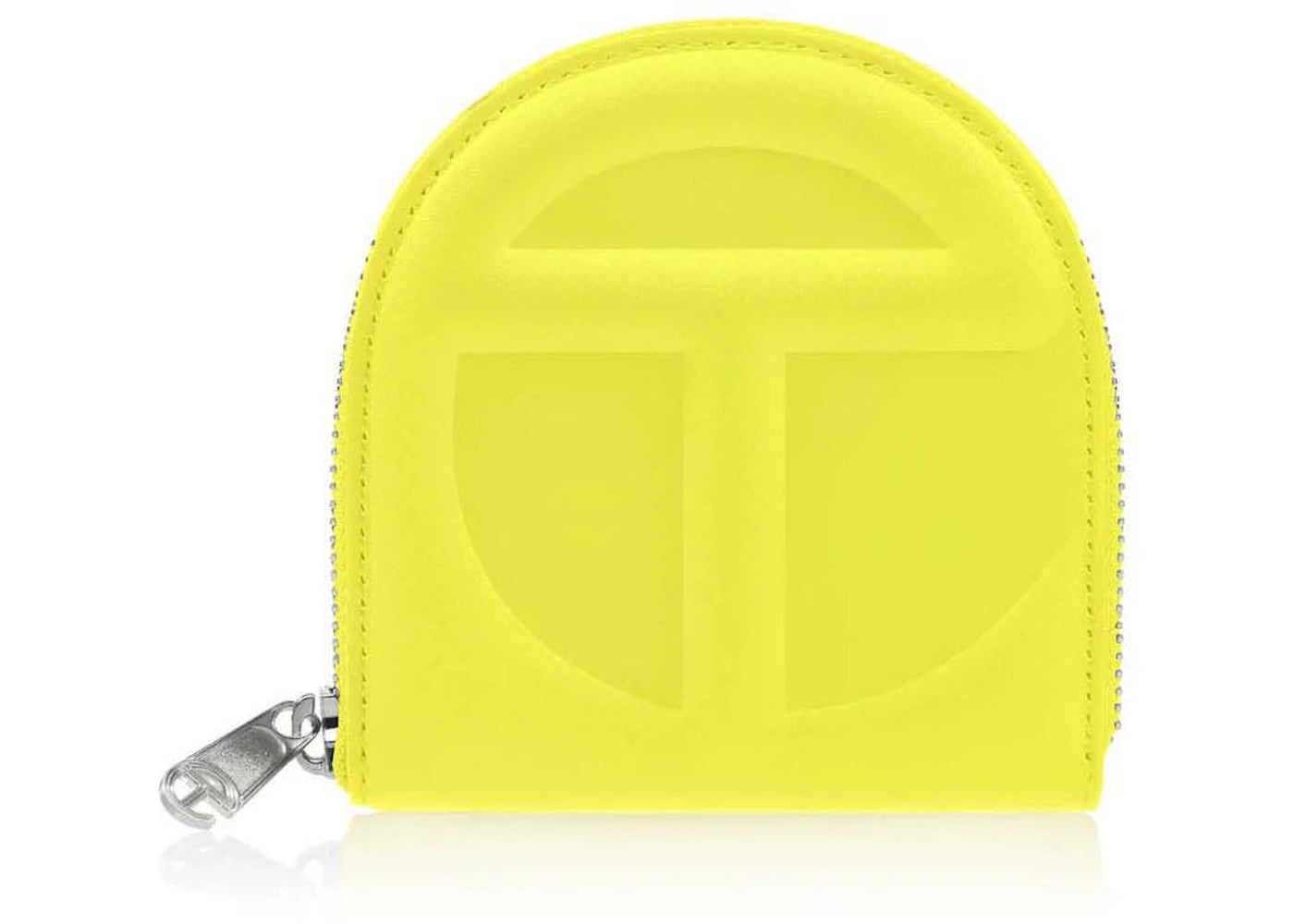 telfar wallet highlighter yellow