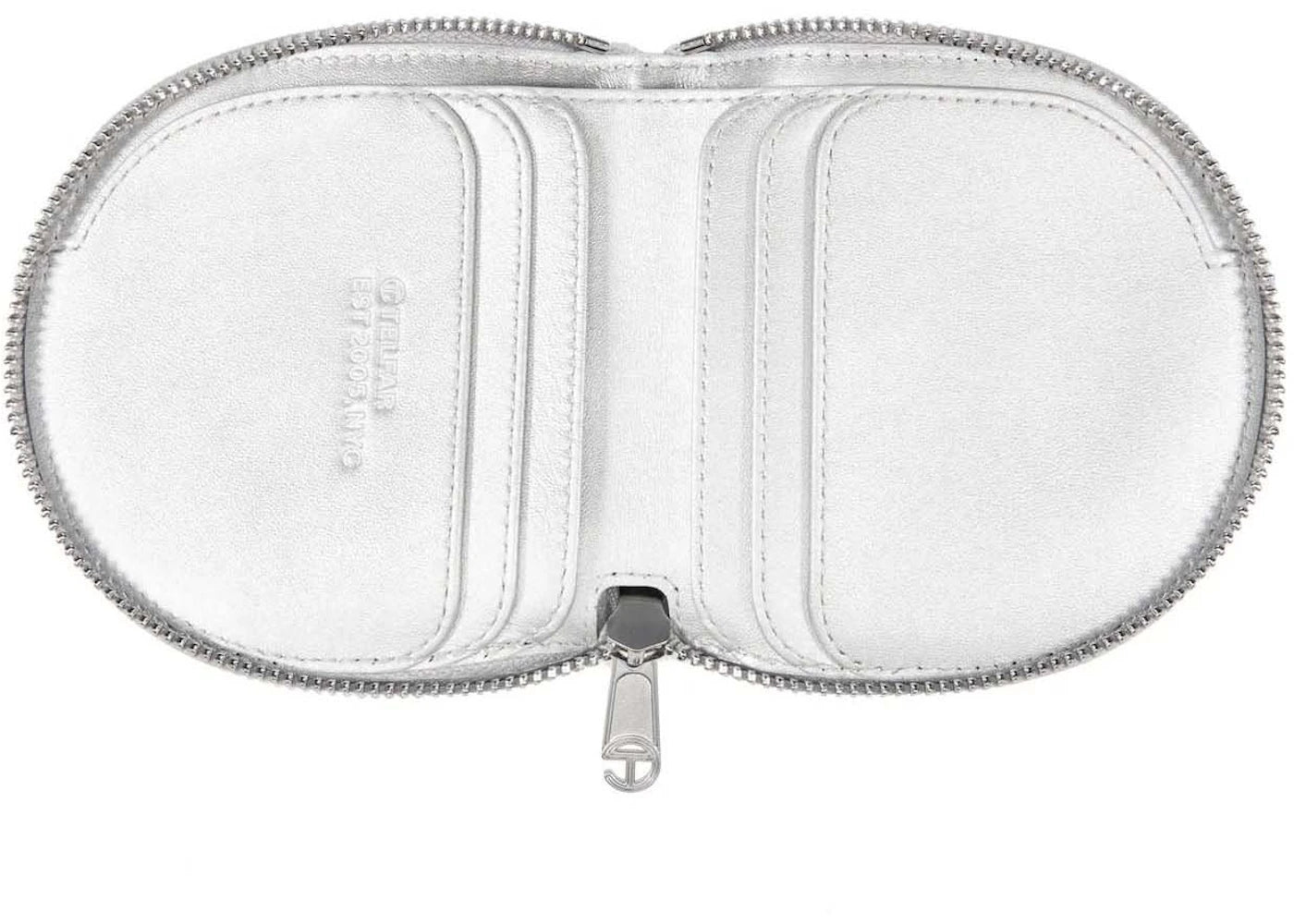 Telfar Wallet Silver