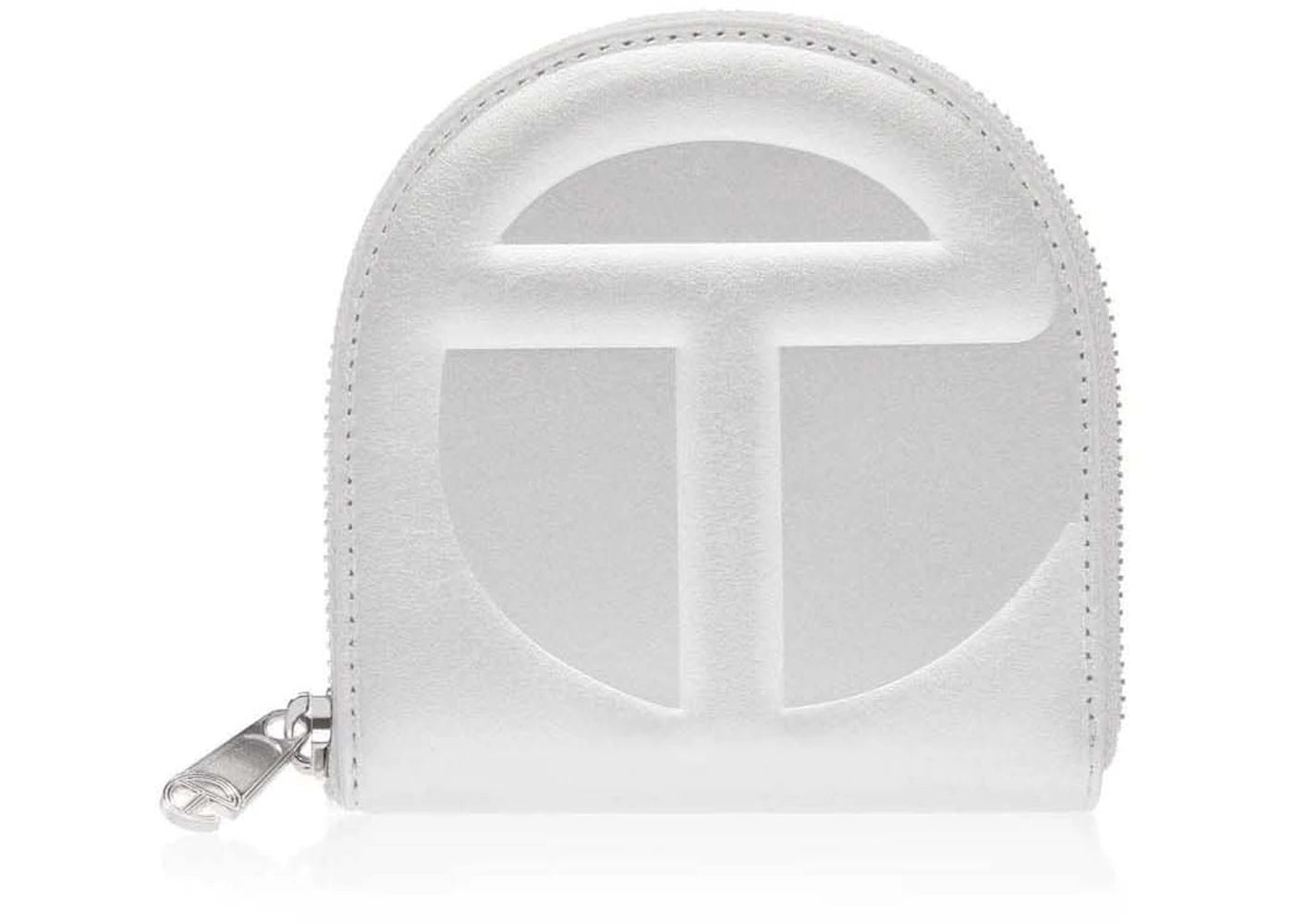 telfar wallet silver