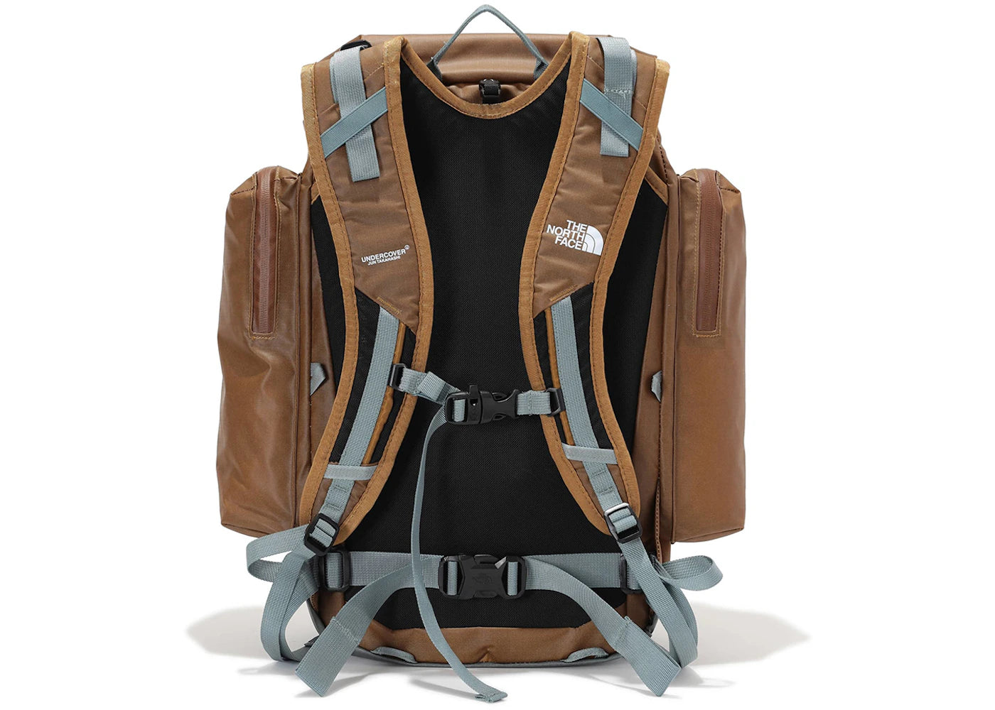 the north face x undercover soukuu backpack bronze brown/concrete grey