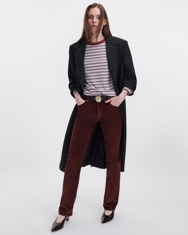 Rag & Bone the Slub Striped Long-Sleeve Tee