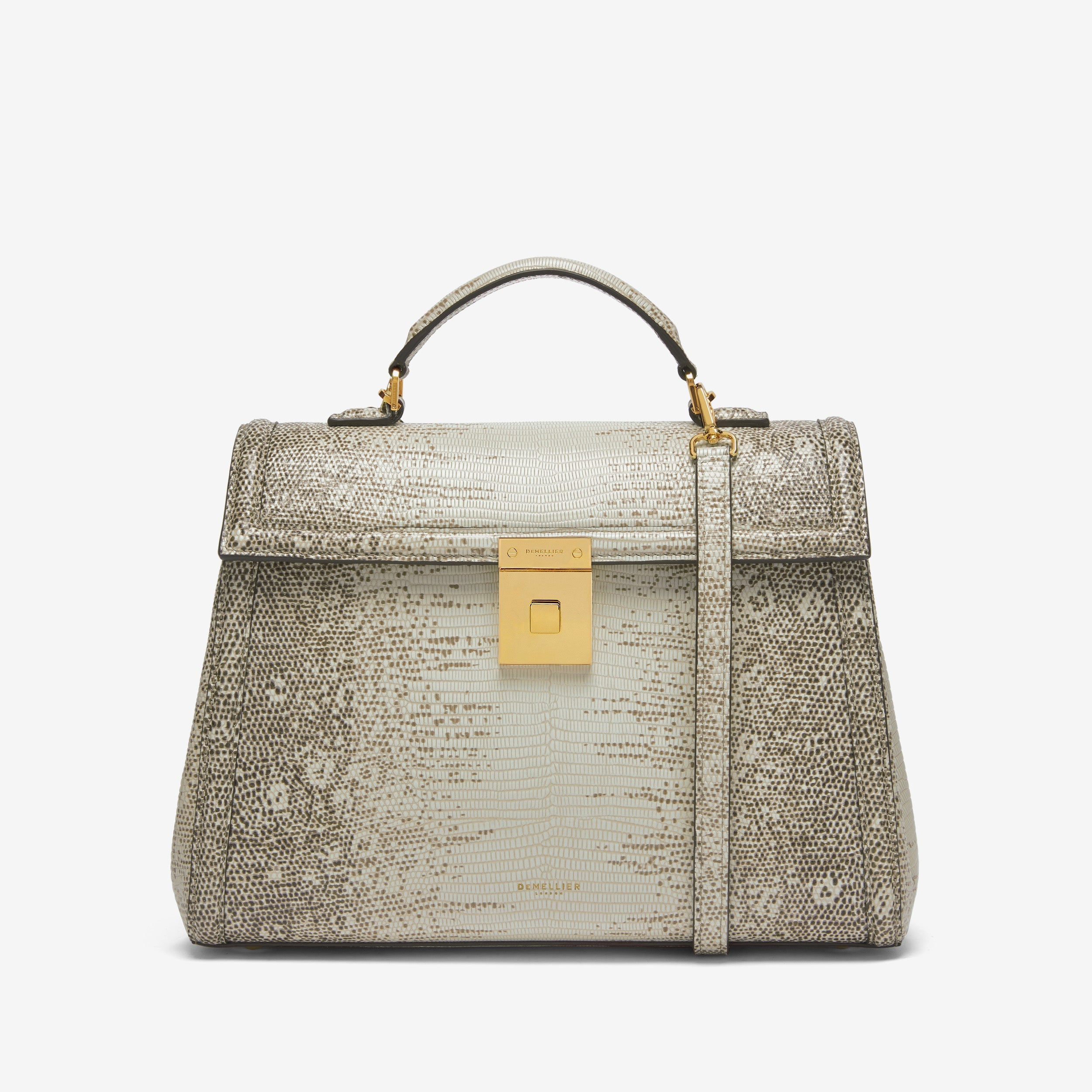 DeMellier The Midi Paris natural lizard-effect