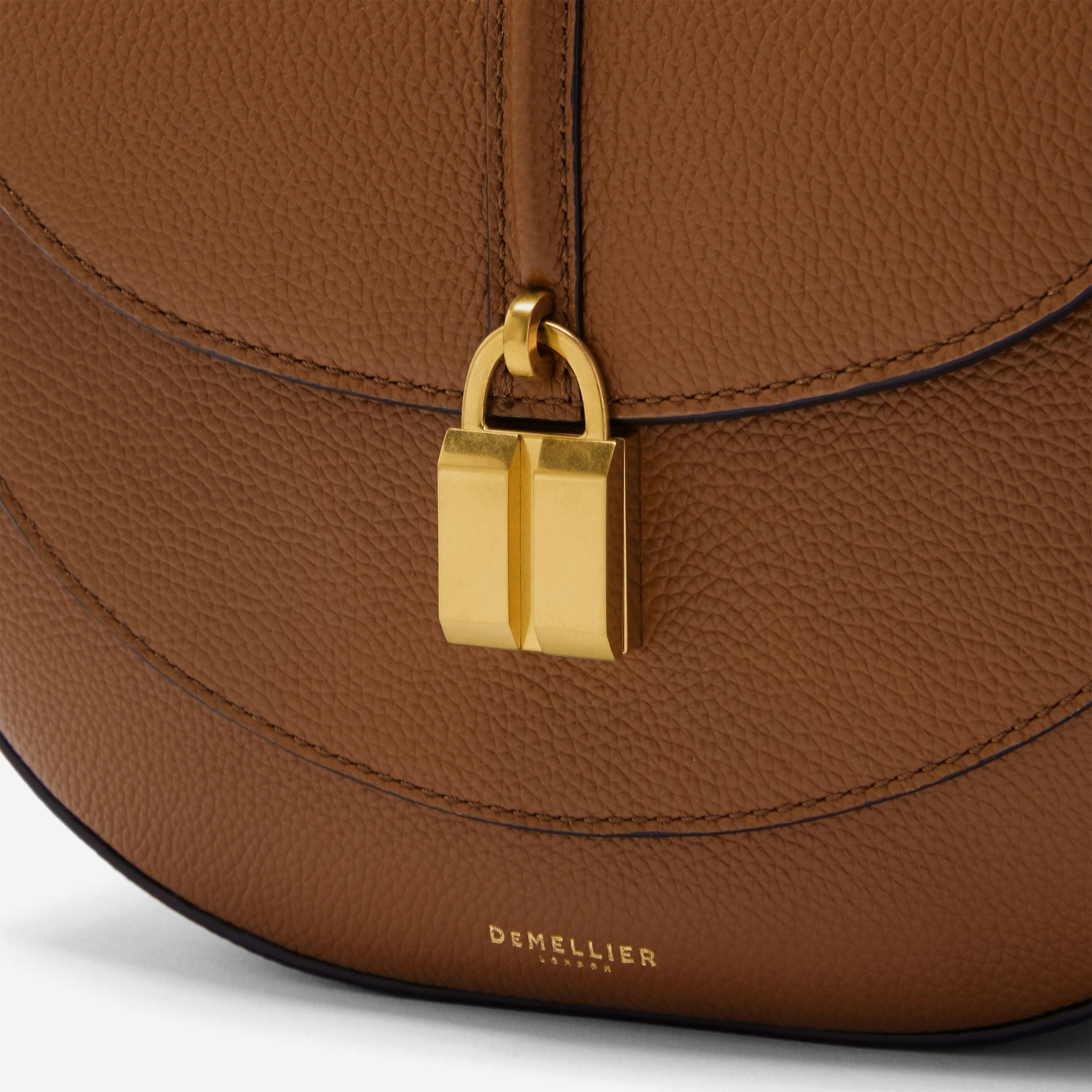 DeMellier The Siena Saddle tan small grain