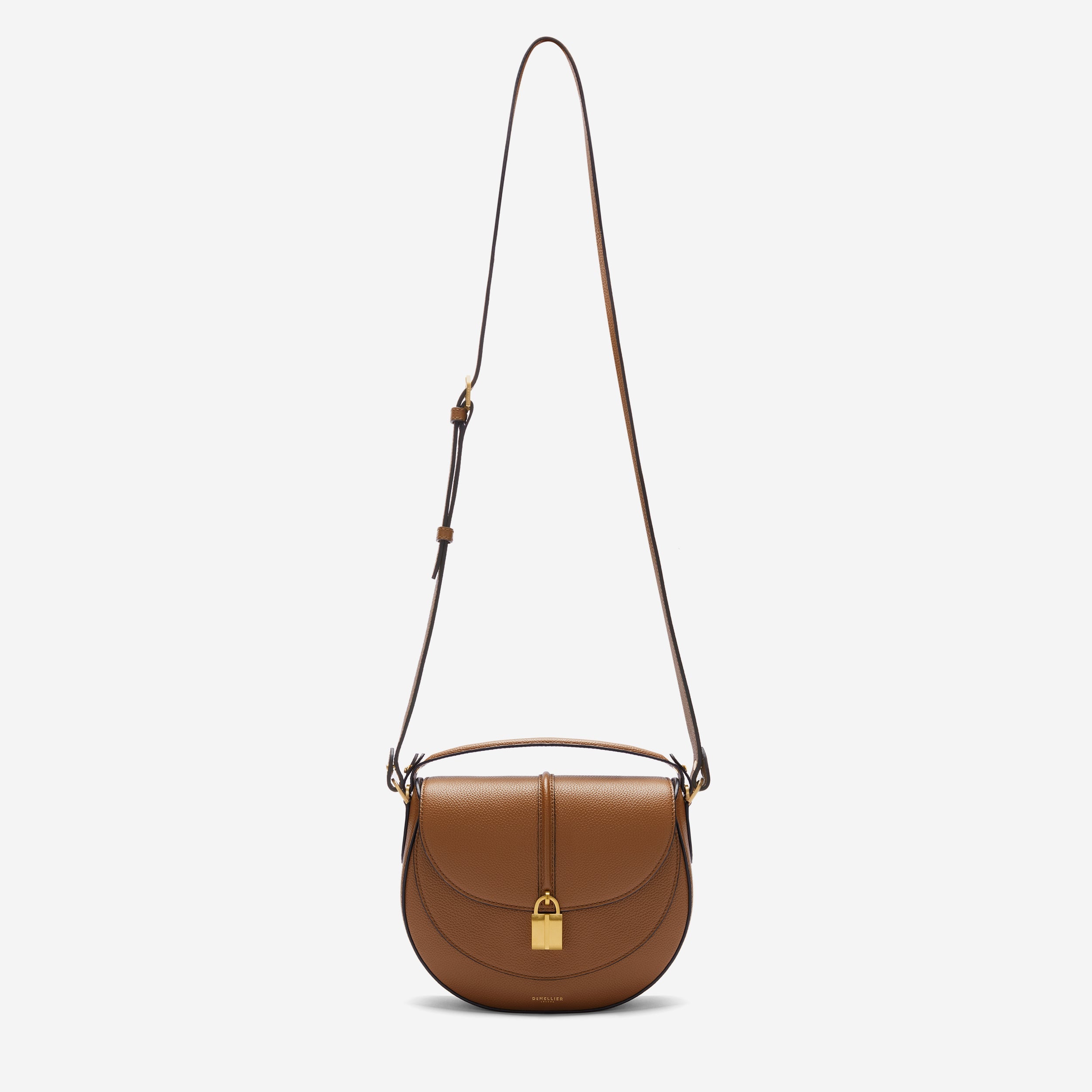 DeMellier The Siena Saddle tan small grain