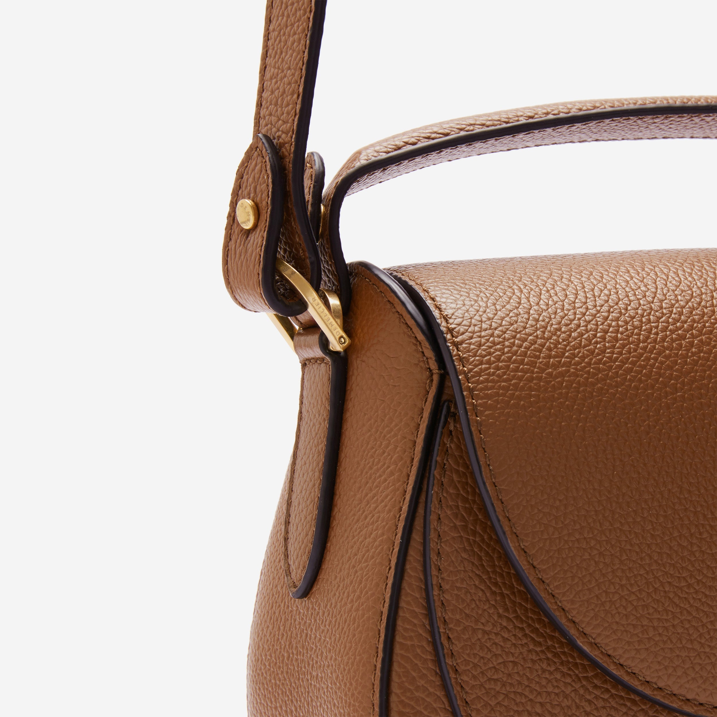 DeMellier The Siena Saddle tan small grain