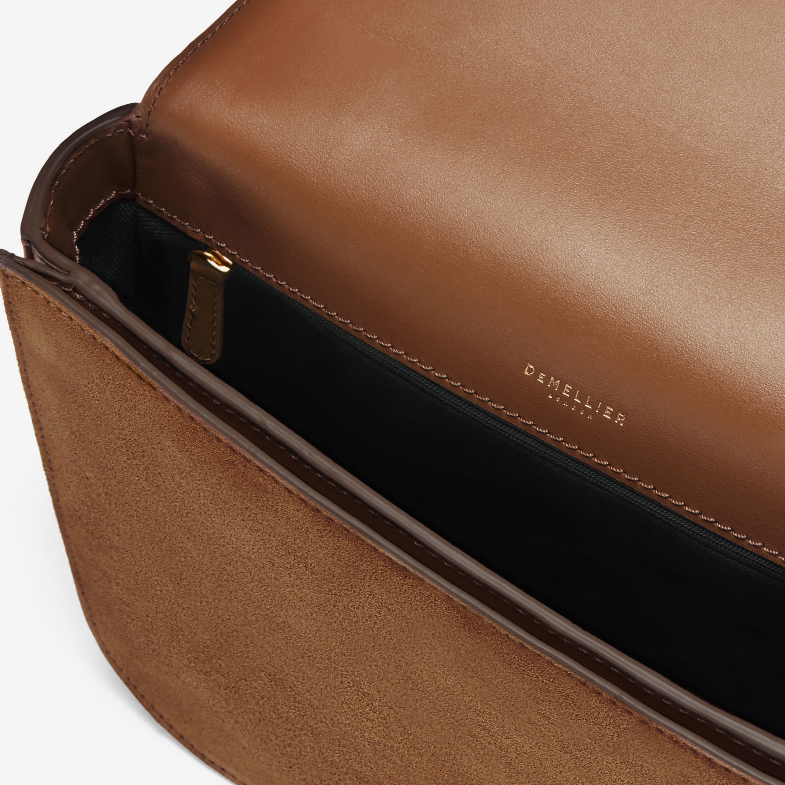 DeMellier The Vancouver deep tan suede & tan smooth