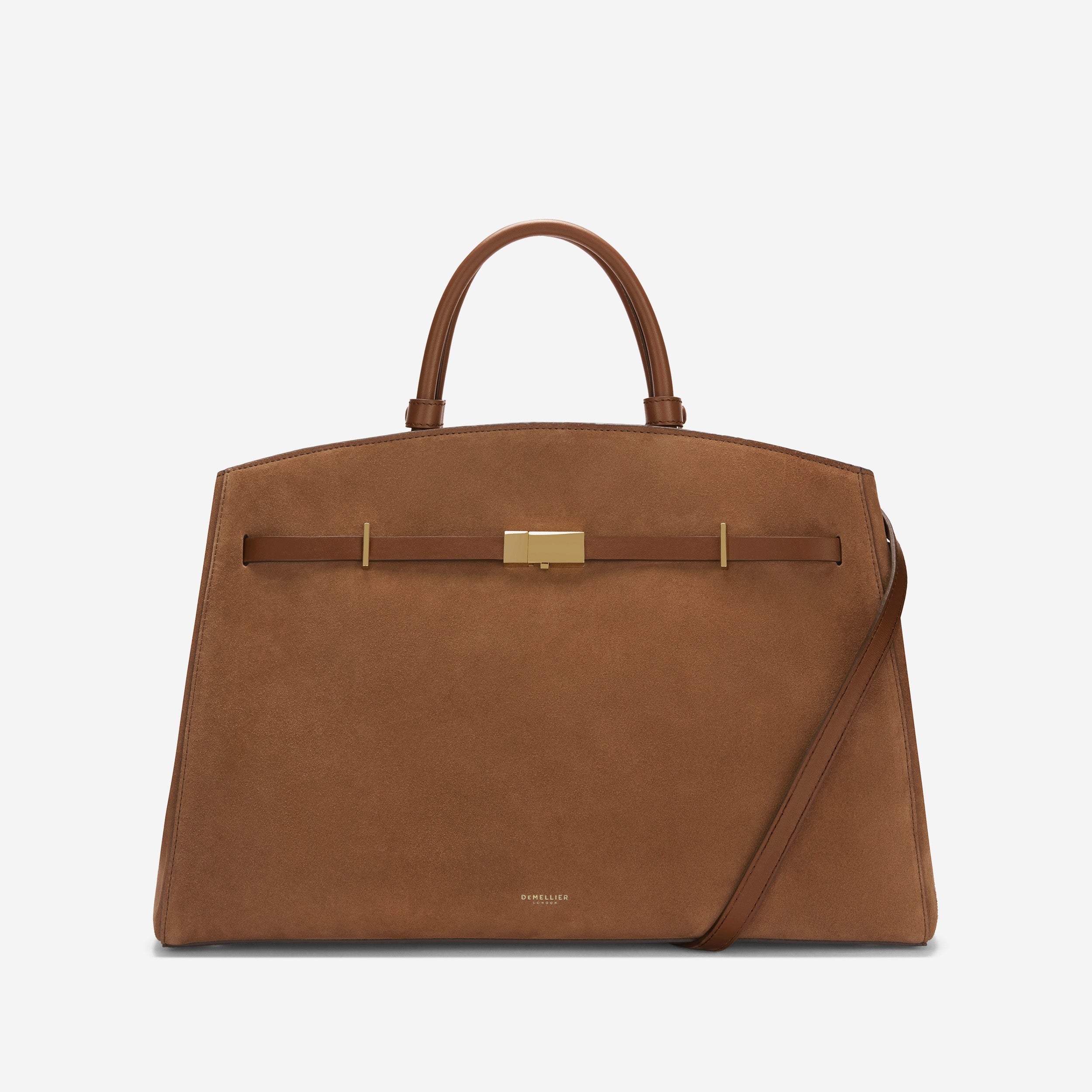 DeMellier The Hudson deep tan suede & tan smooth