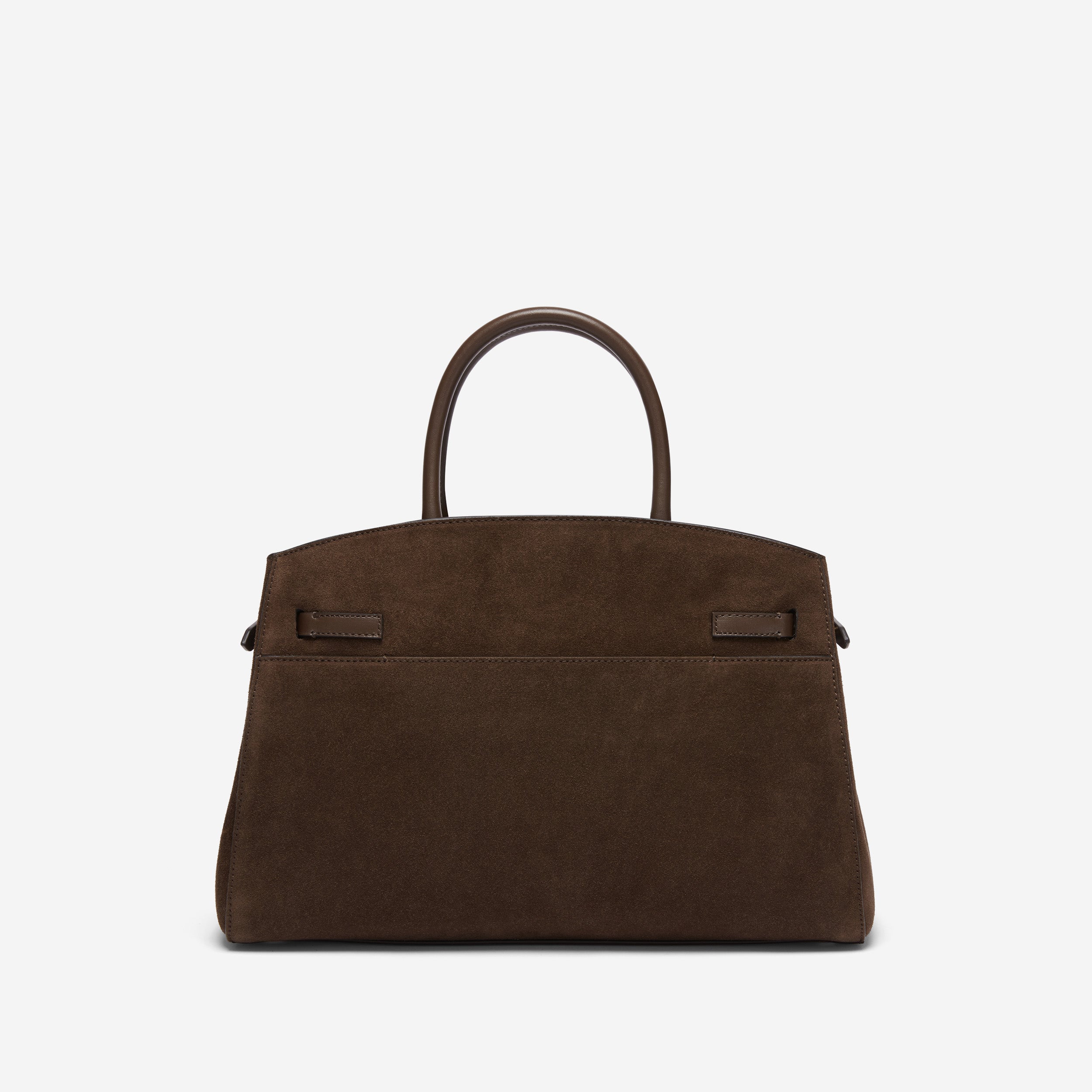 DeMellier The Midi Hudson mocha suede & mocha smooth