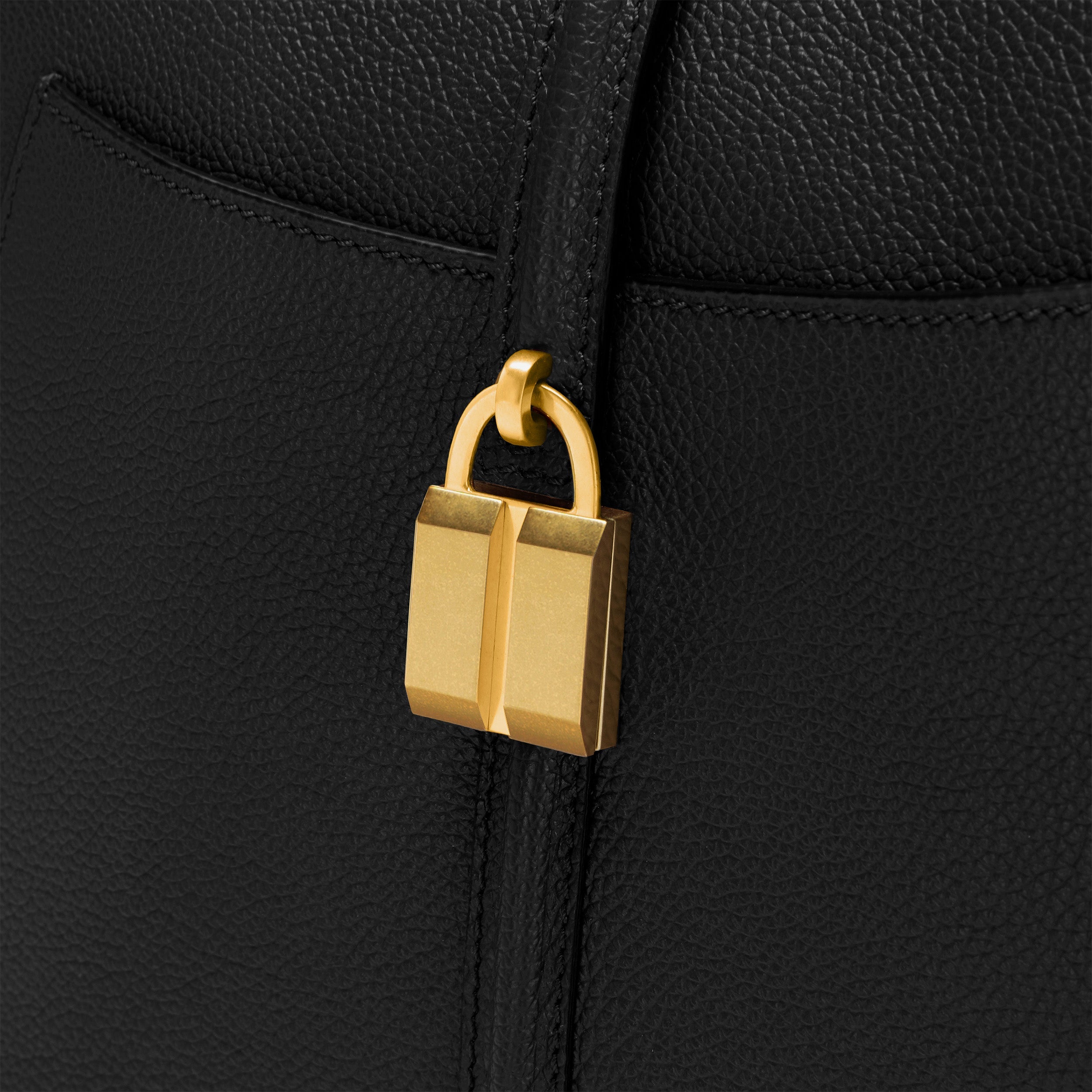 DeMellier The Siena Hobo black small grain