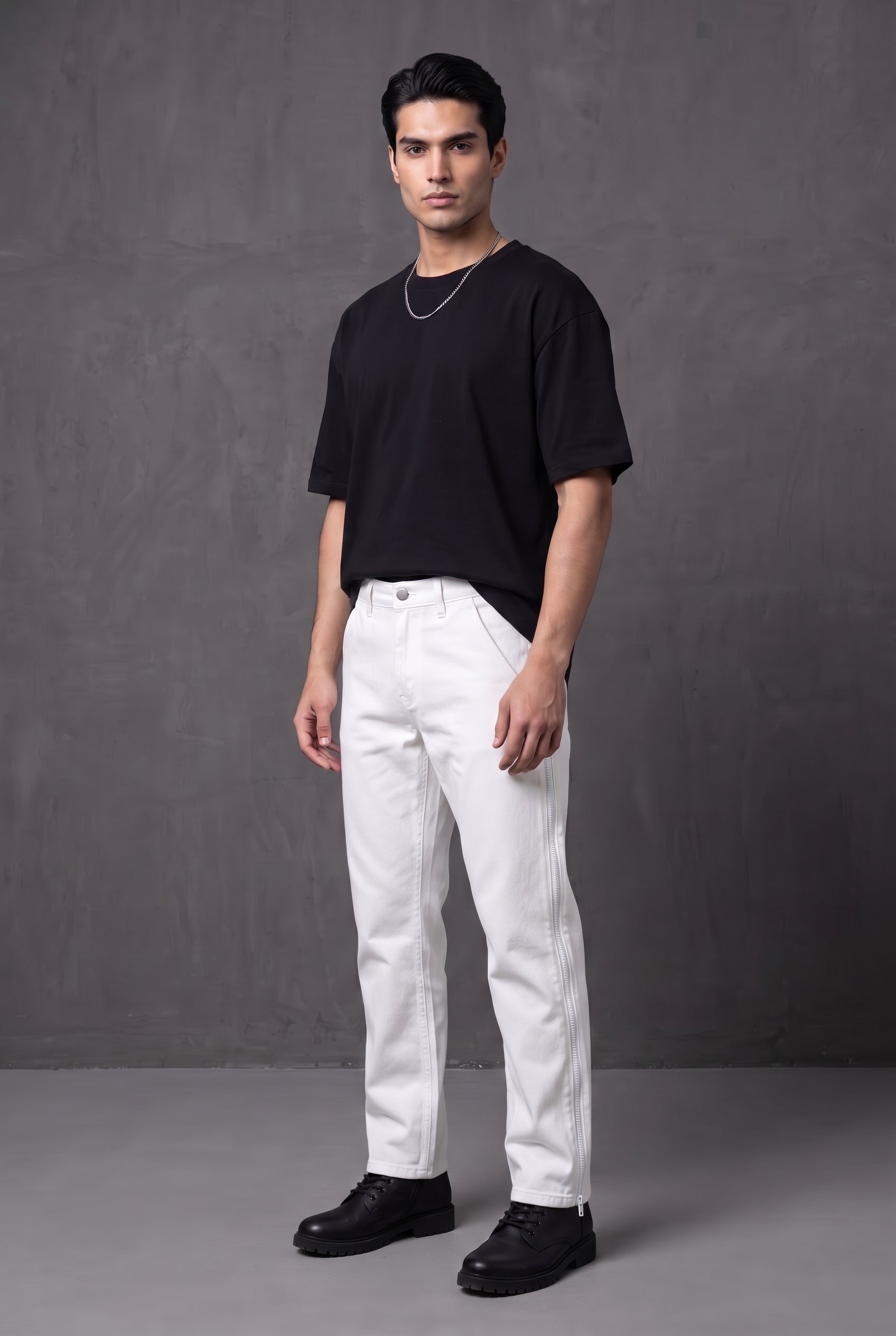 DAY TO NIGHT DENIM WHITE MEN'S PANT