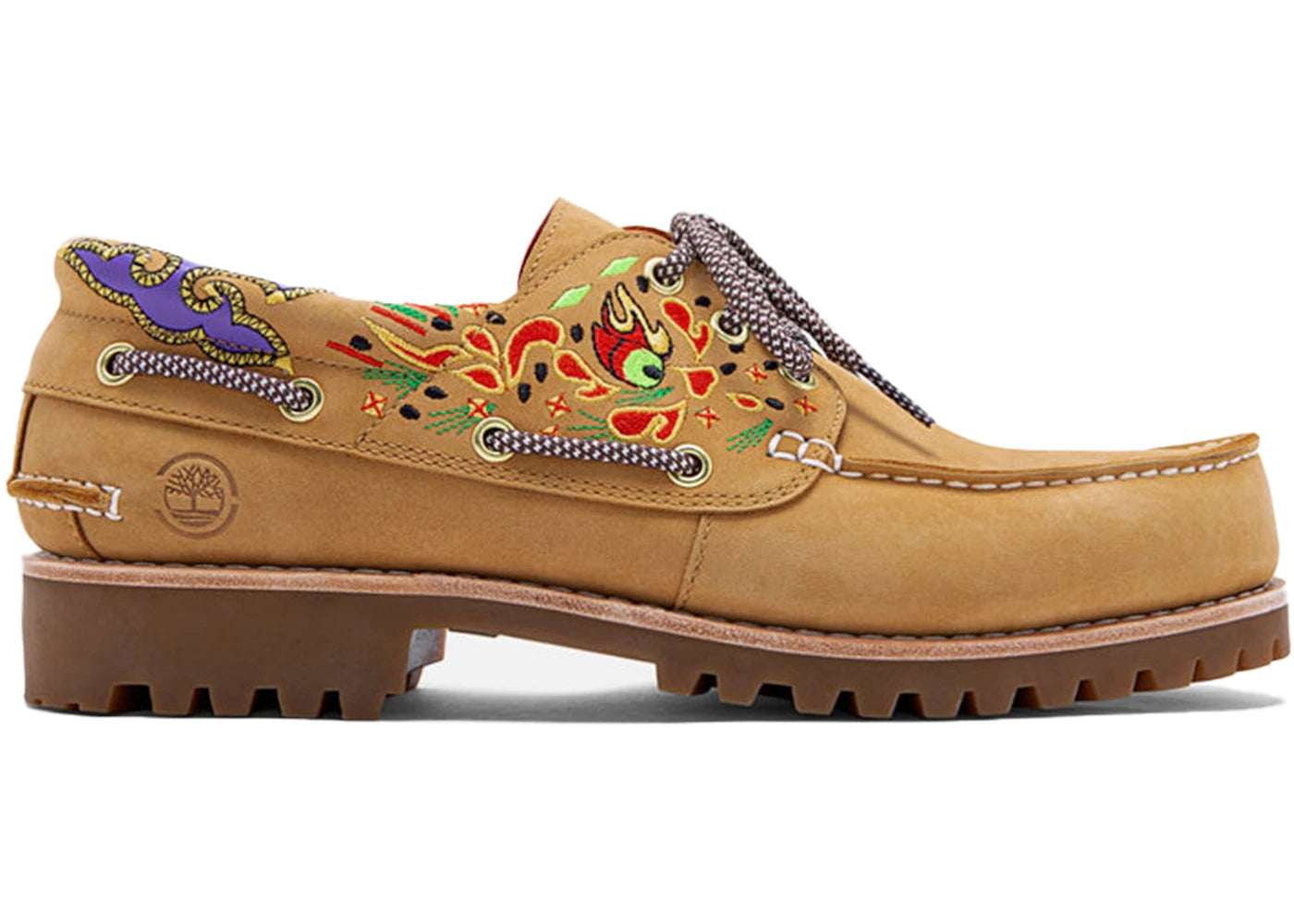 Timberland 3-Eye Classic Lug Handsewn Boat Shoe Clot Wheat