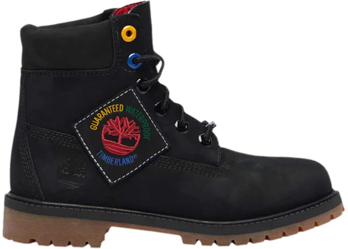 Timberland 6" Premium Boot Black Patch (Gs)
