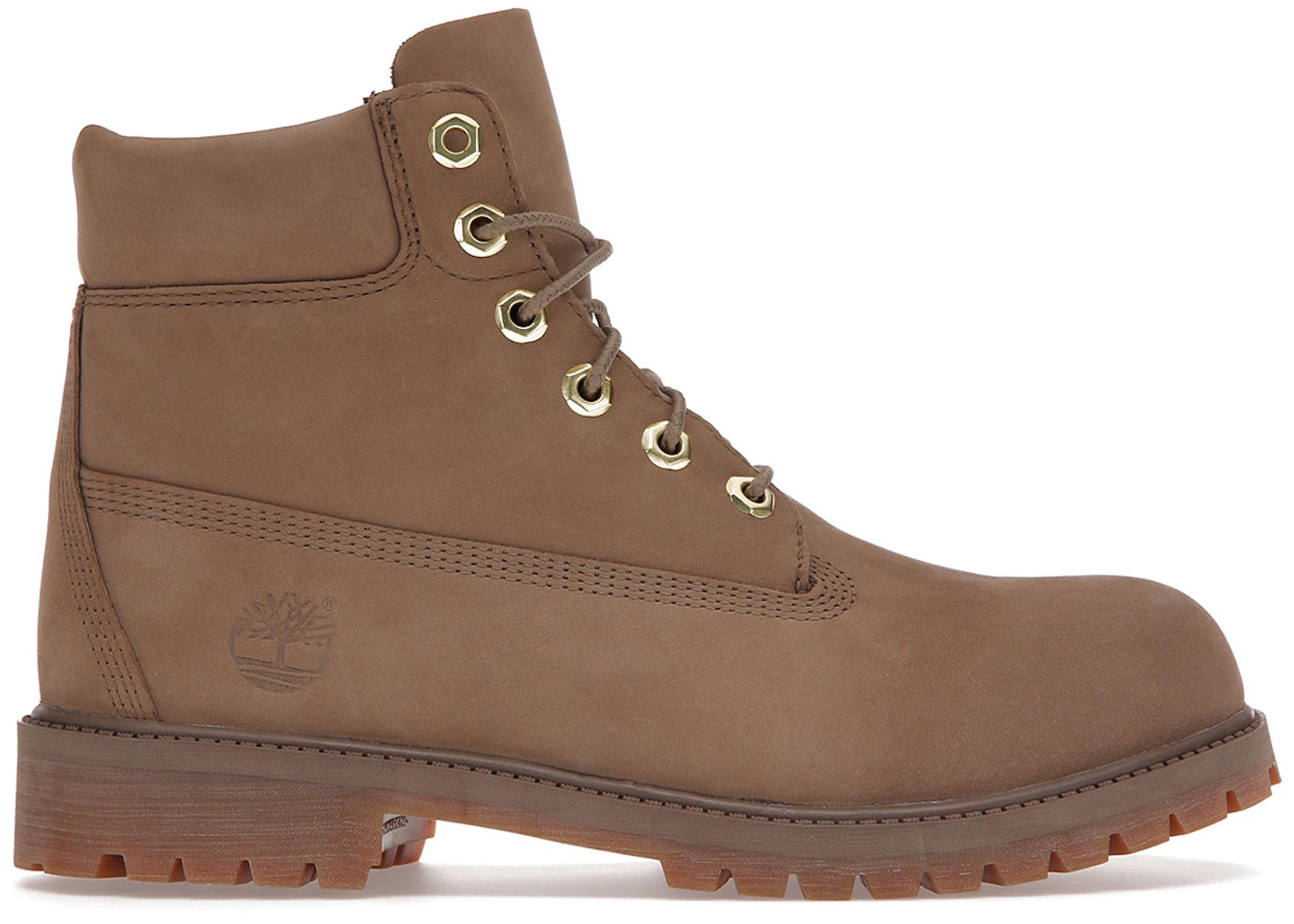 timberland 6" premium boot dark beige (gs)