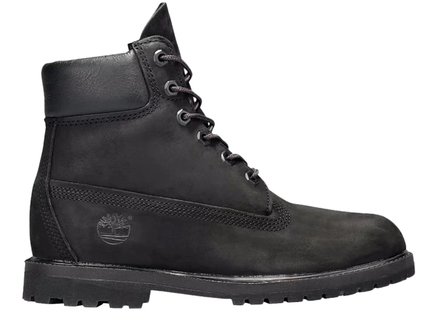 Timberland 6 Inch Premium Waterproof Boots Black Nubuck (Women'S)
