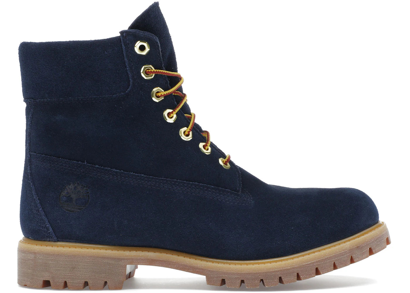Timberland 6" Premium Waterproof Boot American Eagle Navy Suede