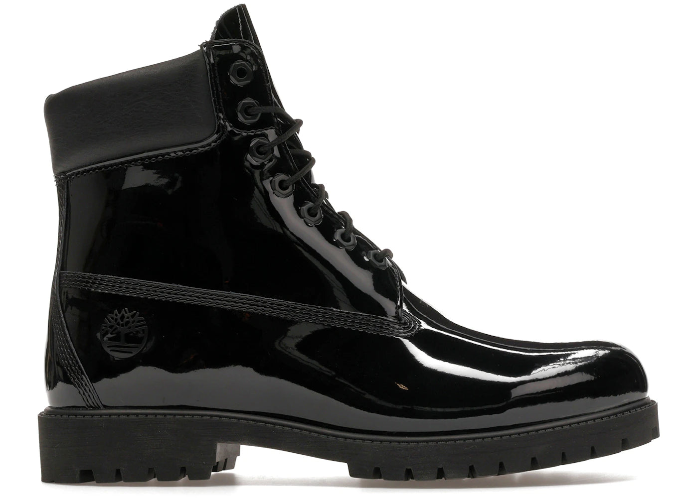 Timberland 6" Premium Waterproof Patent Boots Black